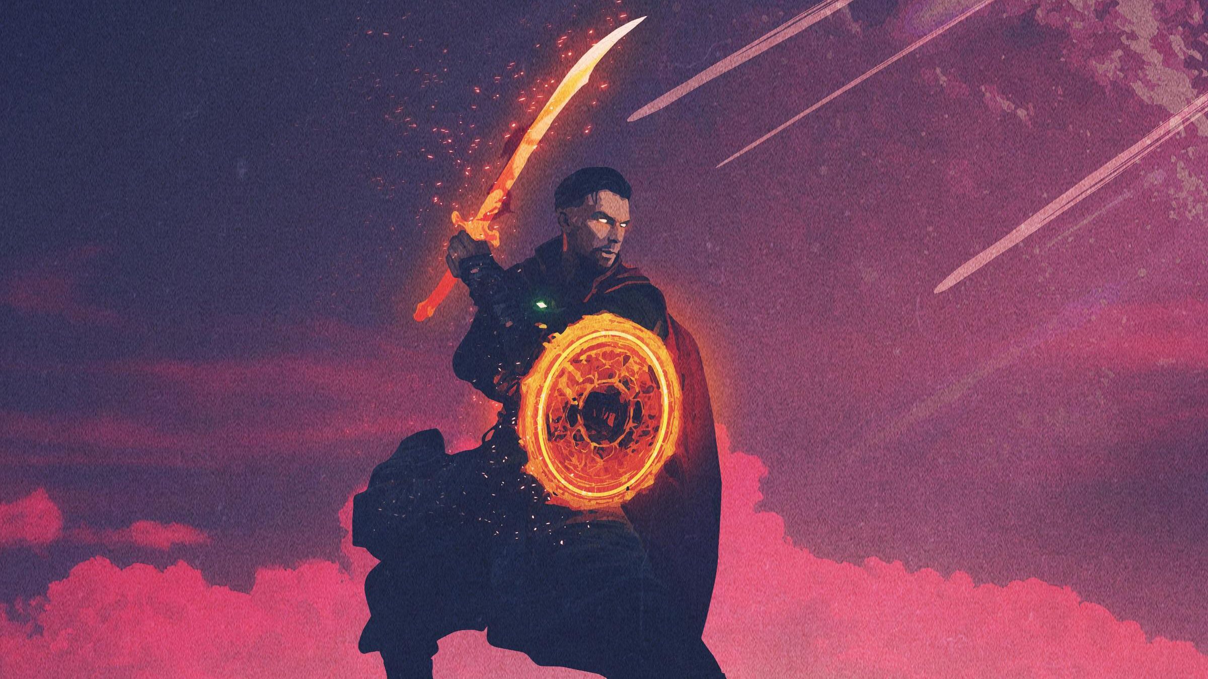 Doctor Strange Minimal Laptop Full HD 1080P HD 4k Wallpaper, Image, Background, Photo and Picture