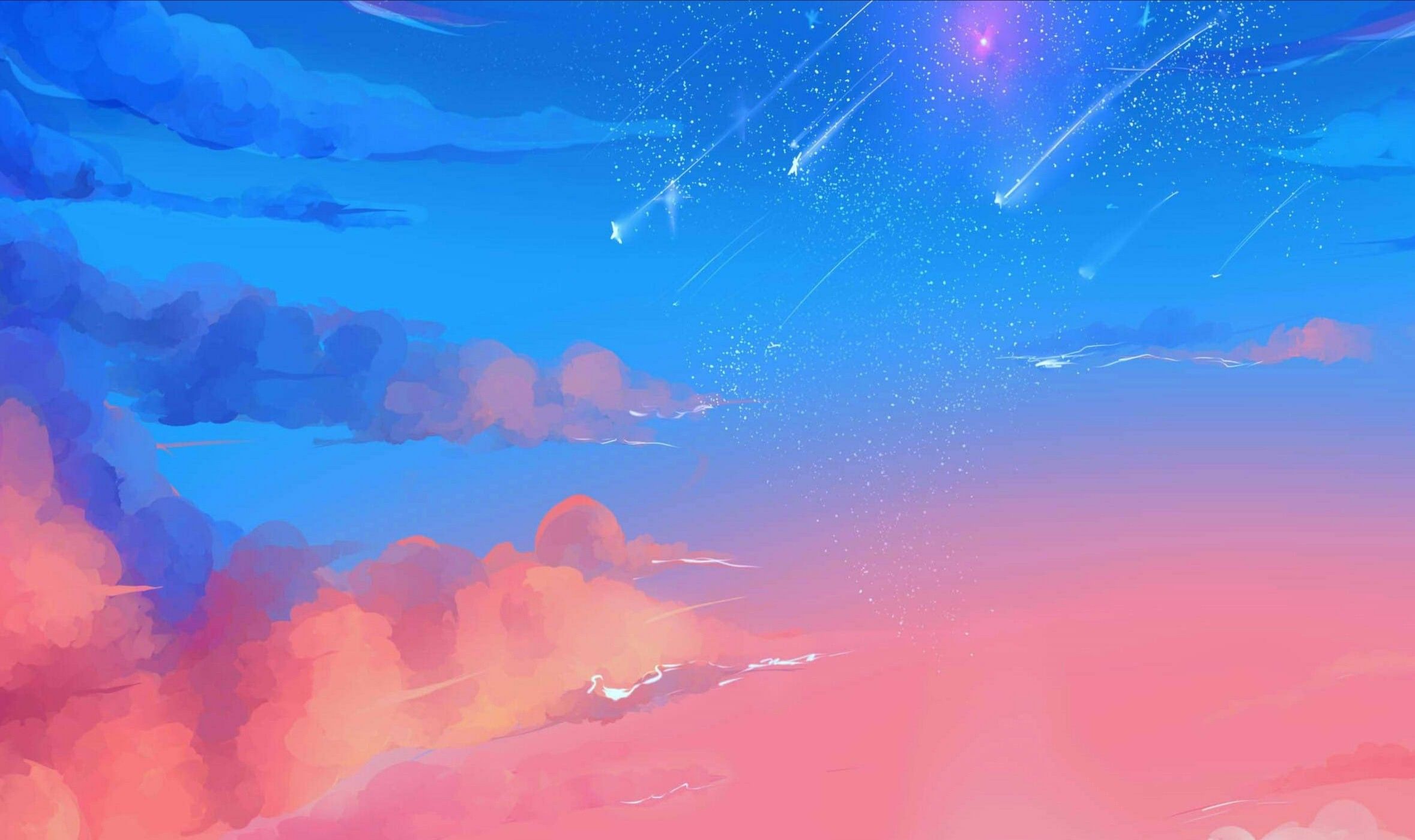 Anime Wallpaper #Wallpaper #anime #kawaii #sky #art #animewallpaper #kurdishotaku #خلفيات #أنمي #خلفيات_أنمي #كاواي #رسم