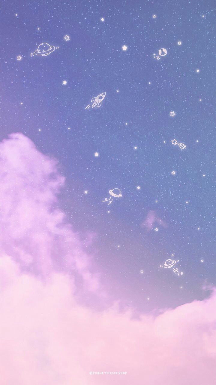 Papeis fofos. Cute wallpaper, Aesthetic iphone wallpaper, iPhone wallpaper sky