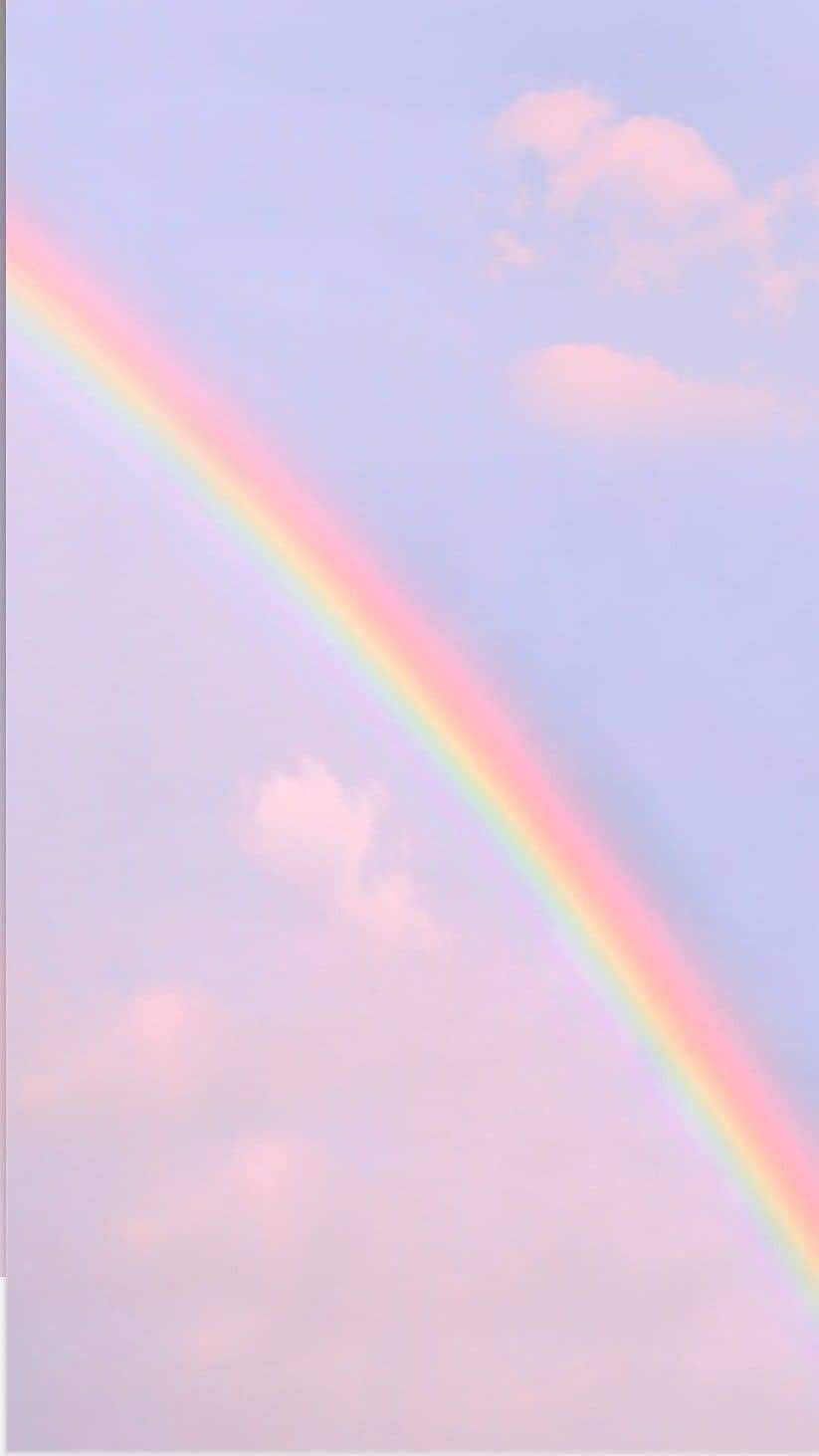 Rainbow. Rainbow wallpaper iphone, Clouds wallpaper iphone, Rainbow wallpaper