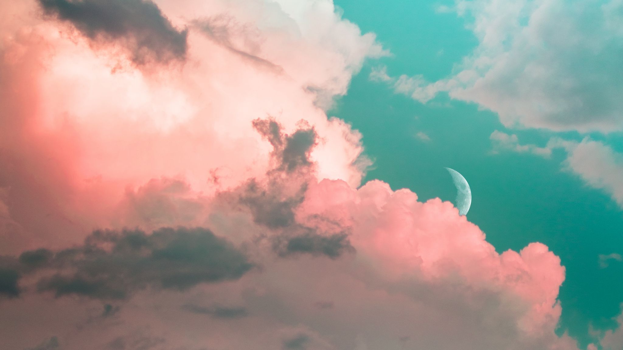 Aesthetic Cloud Background Pixel