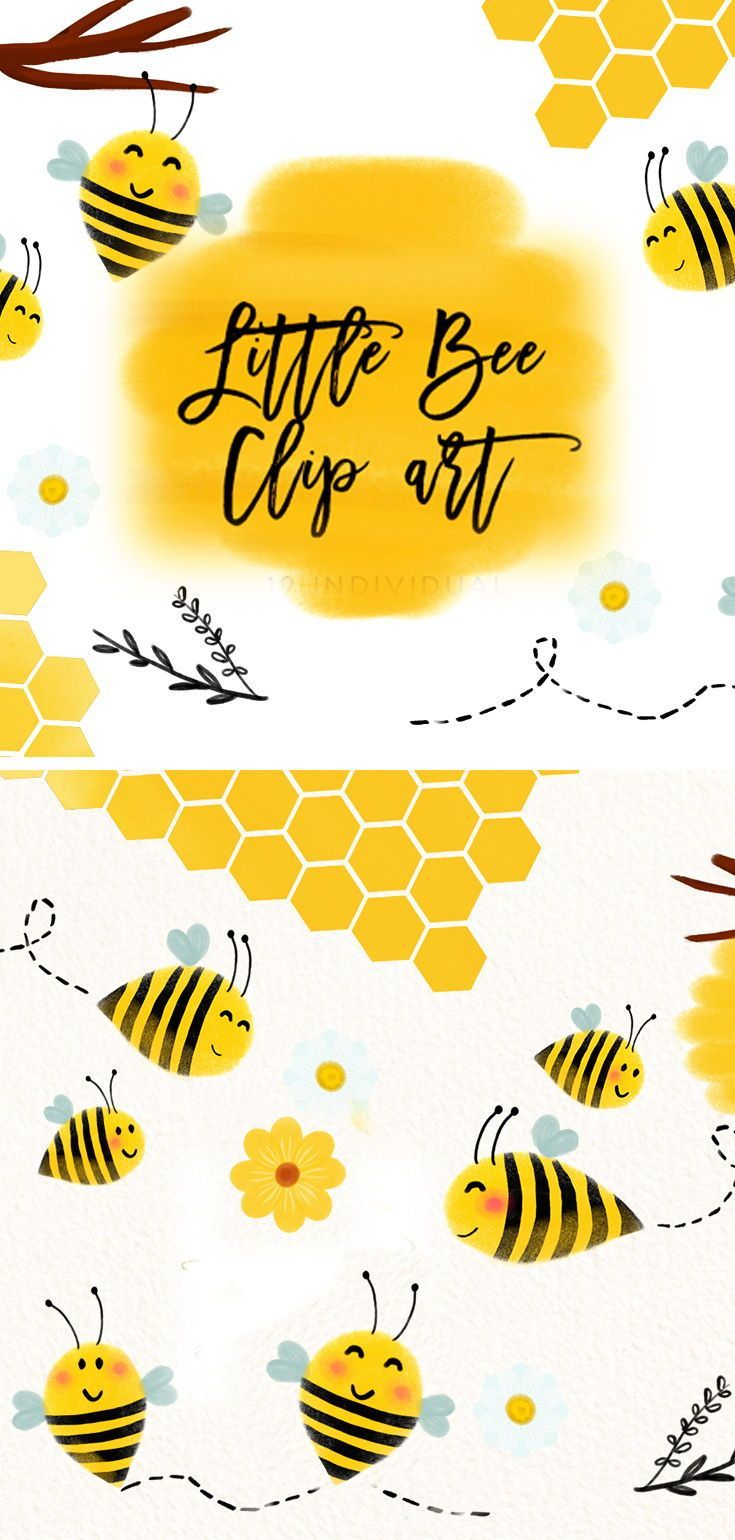 bee clip art, bees illustration, Honey bee clipart. Illustrations. Design Bundles. Bee illustration, Bee clipart, Clip art