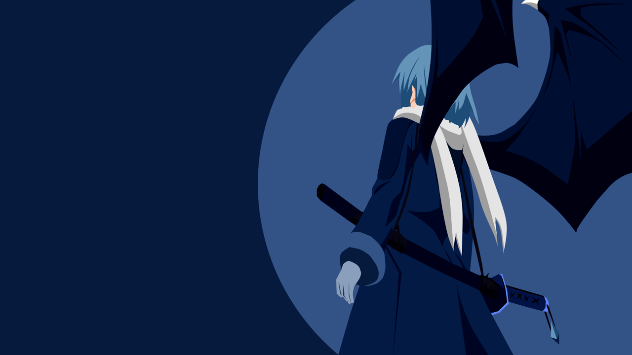 View, Download, Rate, and Comment on this Rimuru tempest Time I Got Reincarnated as a Slime Art. Ghibli artwork, Blue hair anime boy, Cute anime pics
