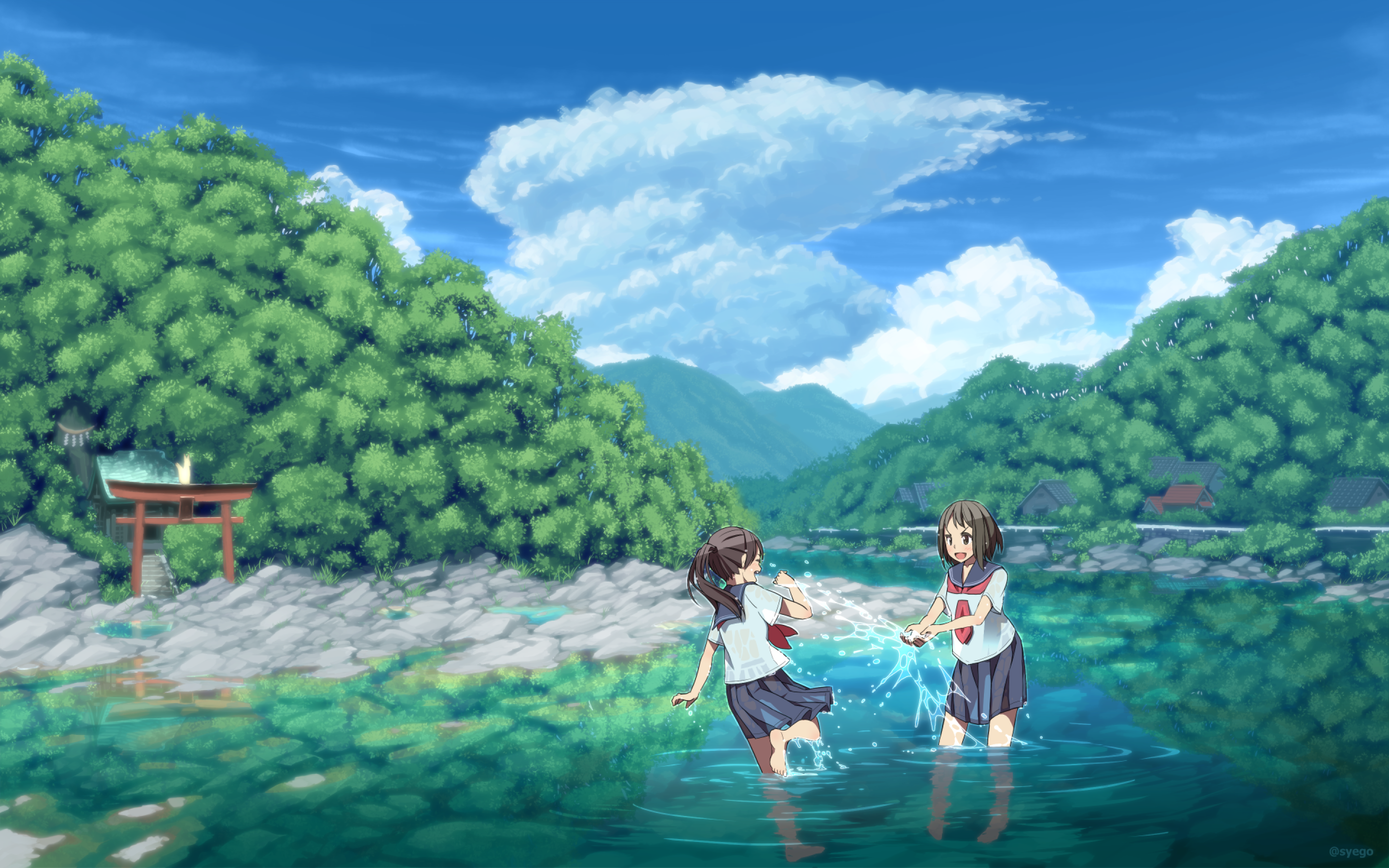 Anime River Wallpapers - Top Free Anime River Backgrounds - WallpaperAccess