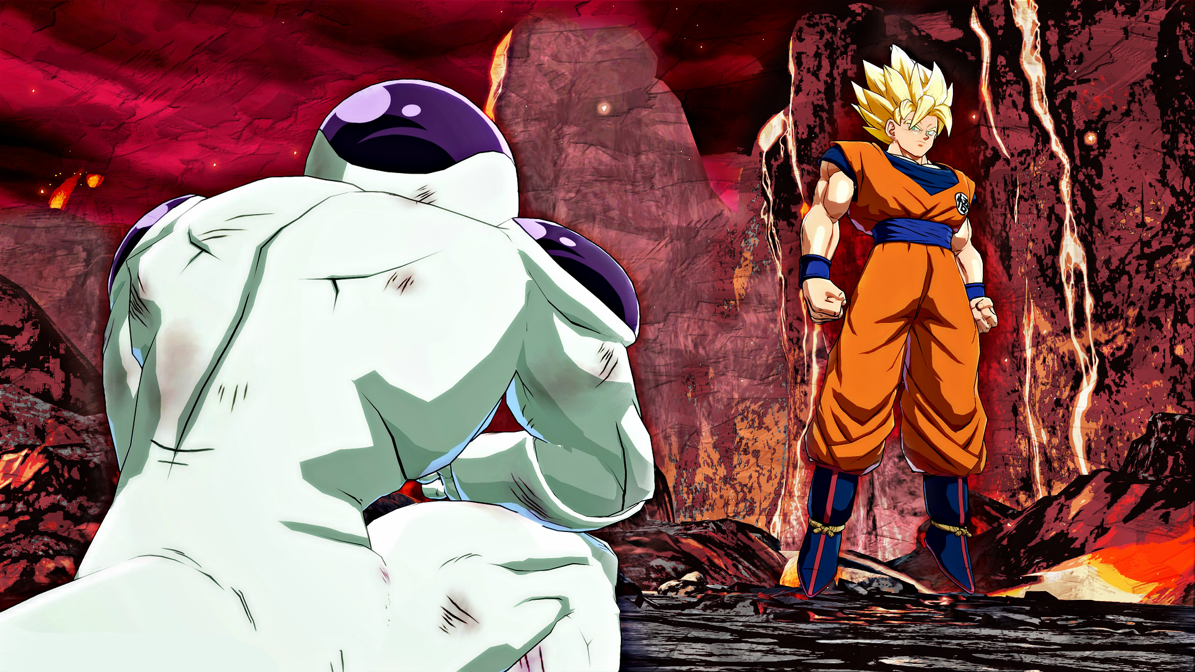 DBZ Goku vs Frieza Wallpaper