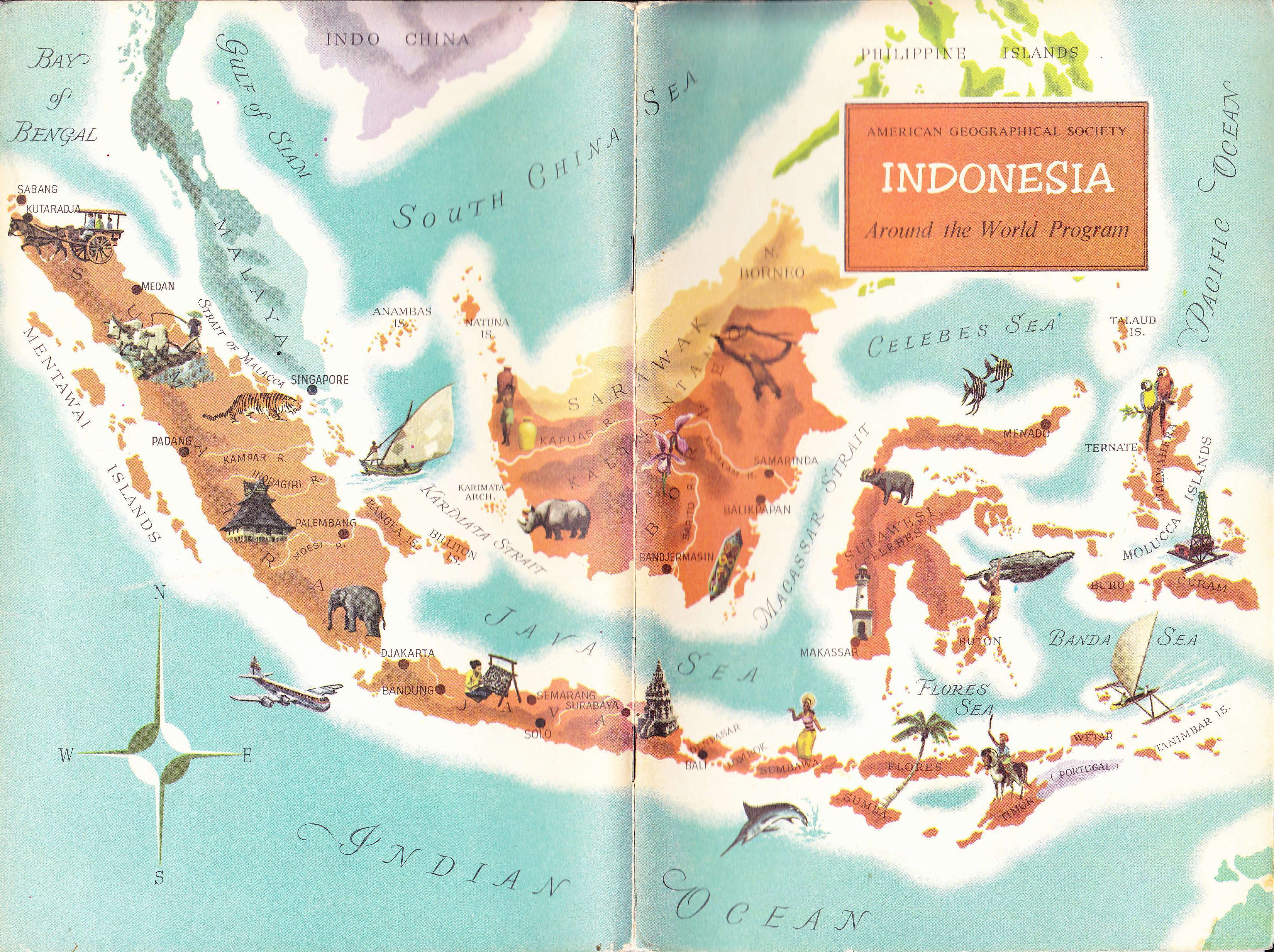 Old Map of Indonesia you've never been there, you should. Kertas dinding, Seni, Illustration