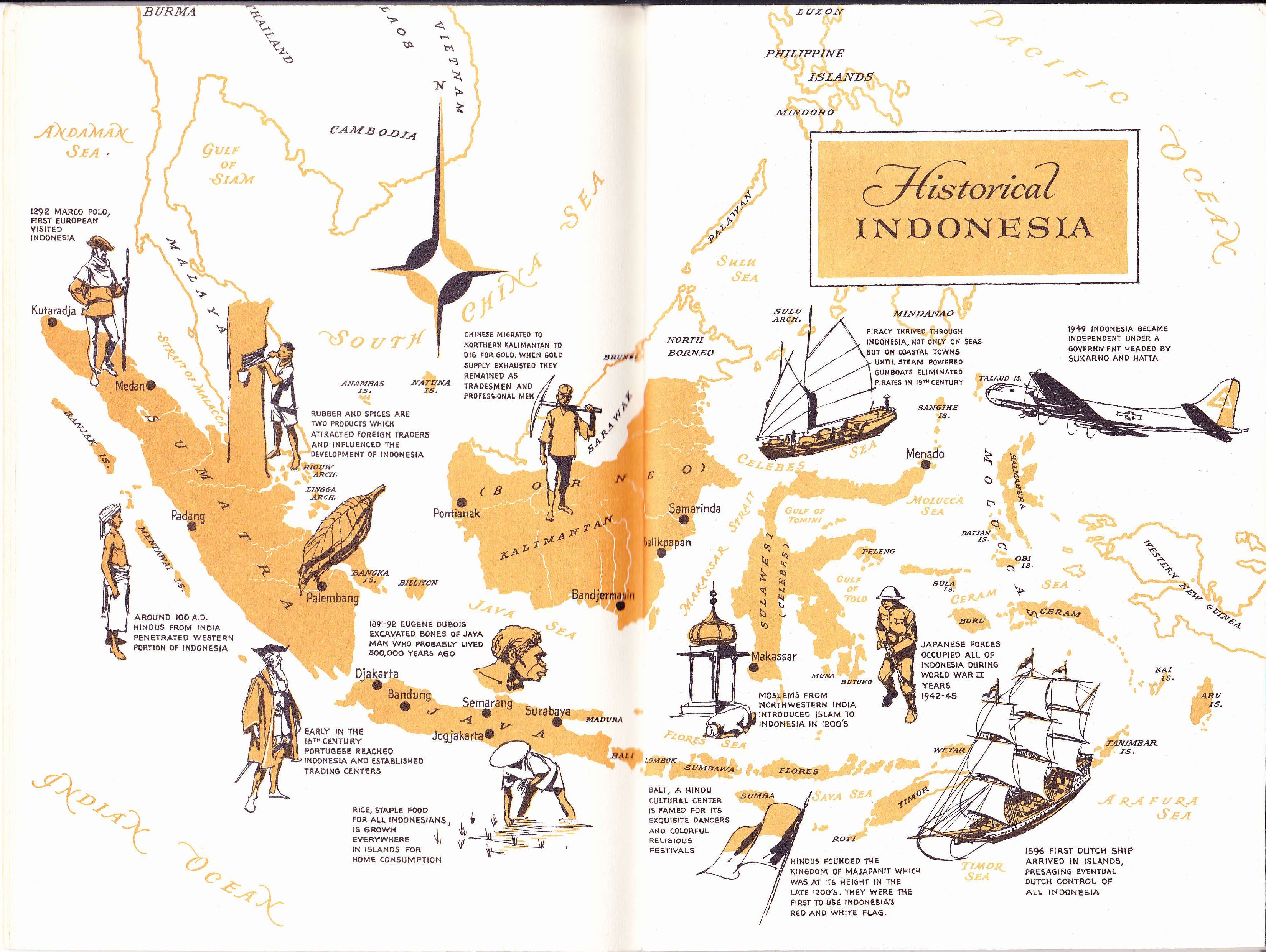 Old Map of Historical Indonesia. Kertas dinding, Illustration, Ilustrasi