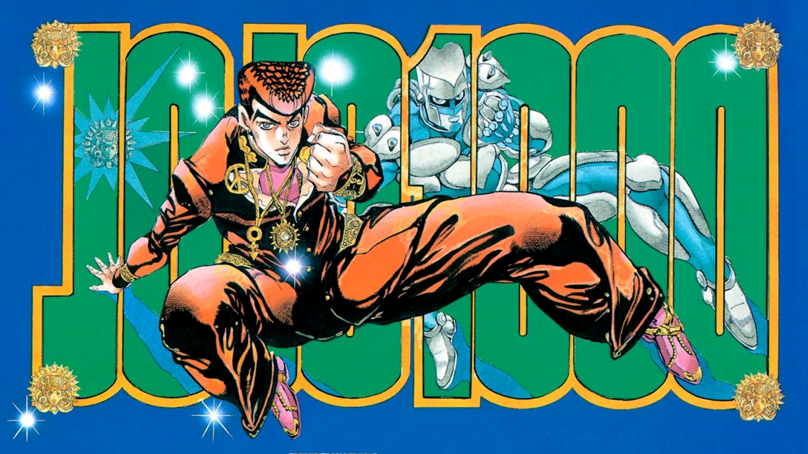 Posting a wallpaper a day until stone ocean is animated day 194: JOJO 1000 Members!