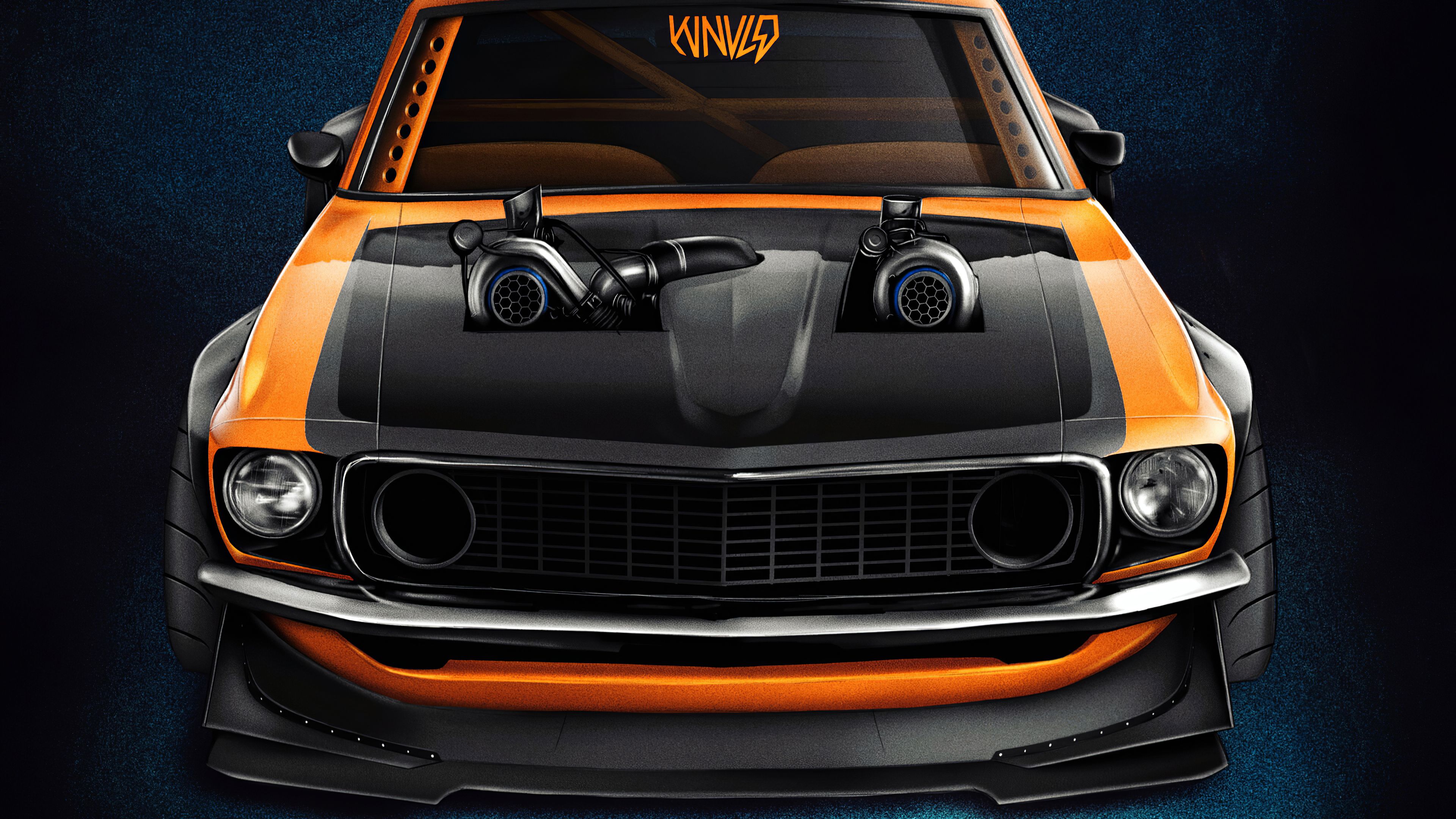 JF Boosted 1969 Mustang Twin Turbo 4k