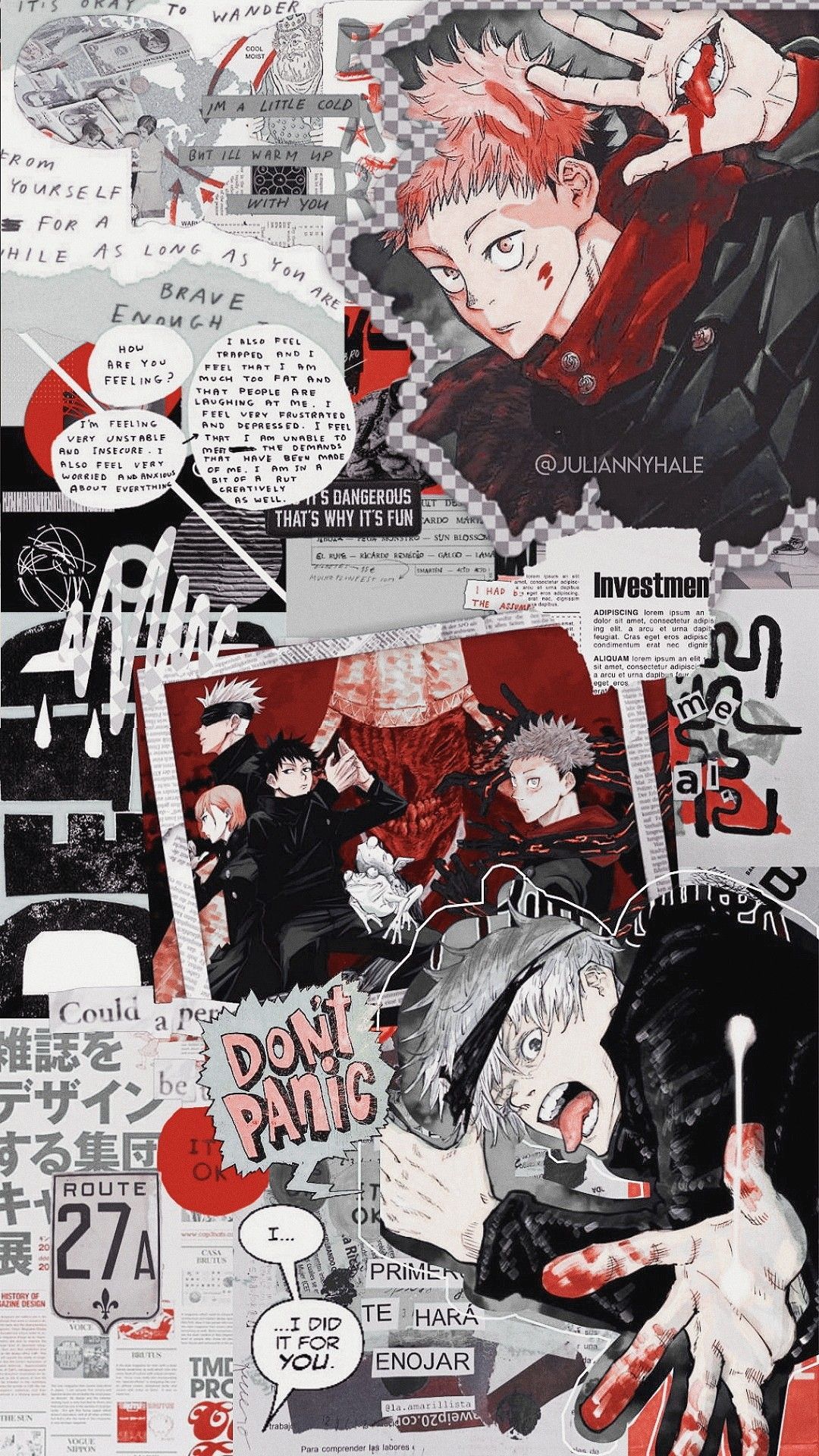 Jujutsu Kaisen Anime Characters Wallpaper iPhone Phone 4K #5770e