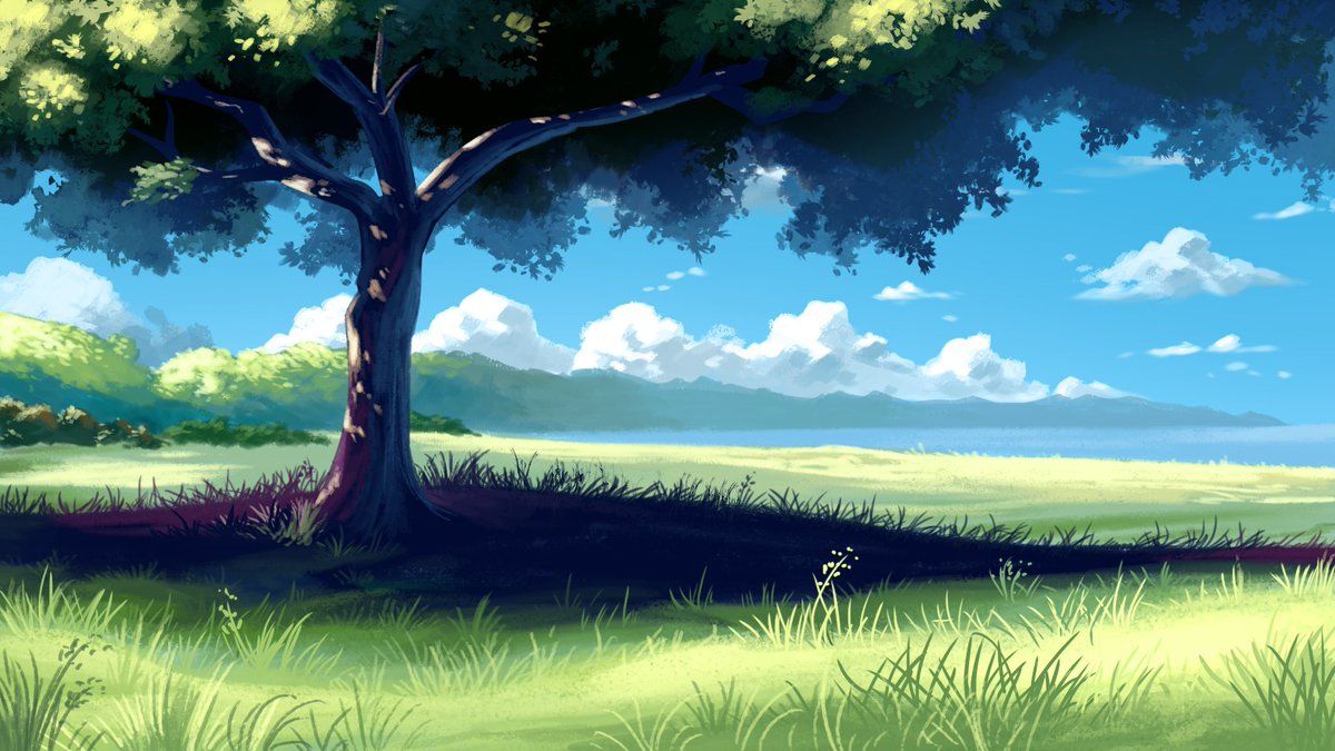 Tree Anime Wallpapers - Wallpaper Cave