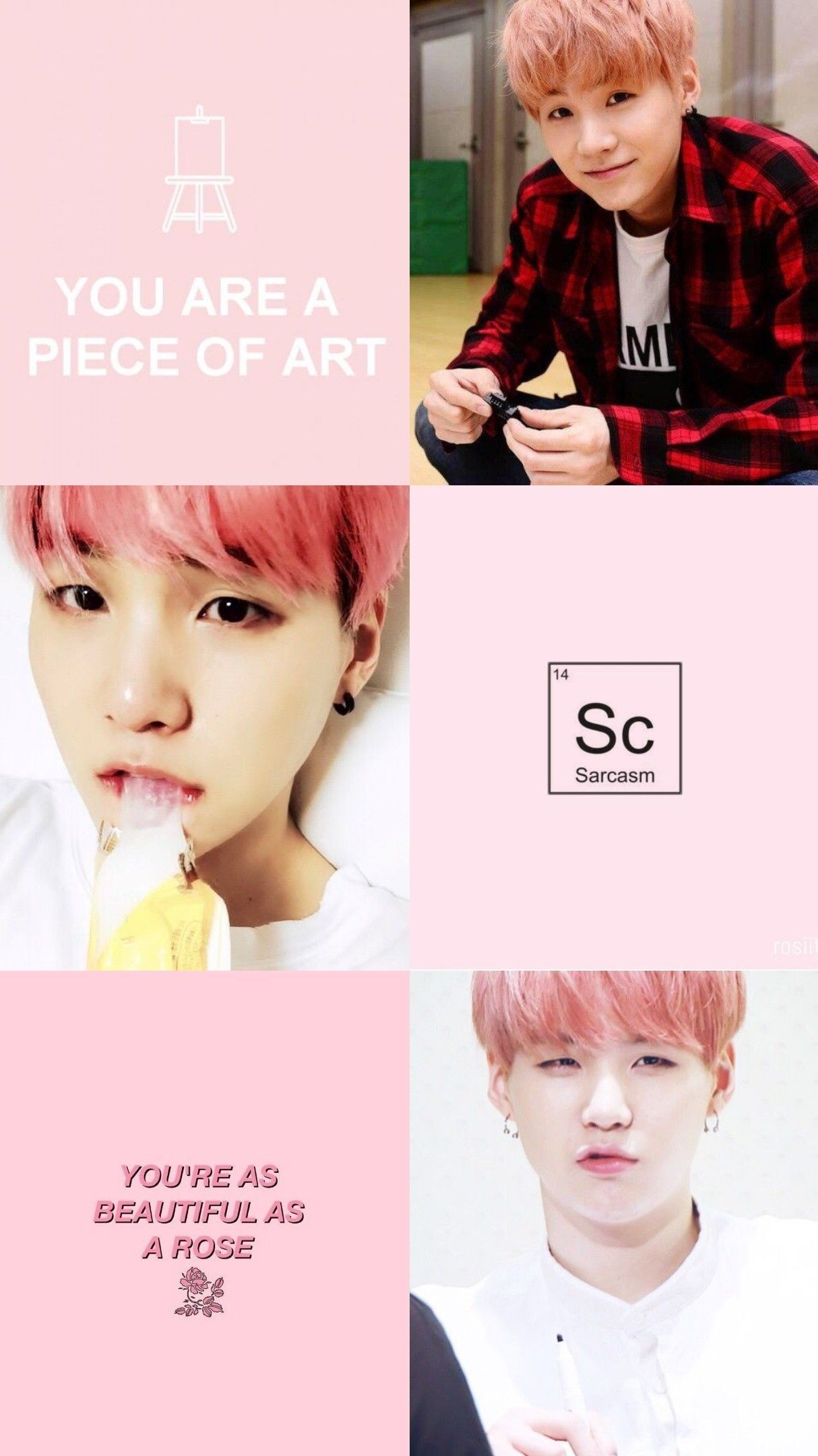 Pink Aesthetic Suga
