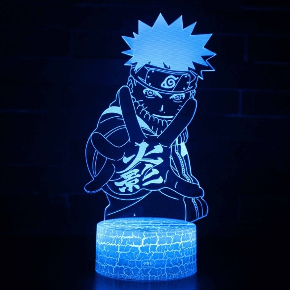 Naruto Uzumaki 3D LED Color Changing Night Light Price: 16.34 & FREE Shipping #hashtag2. Anime decor, Anime, Color changing led