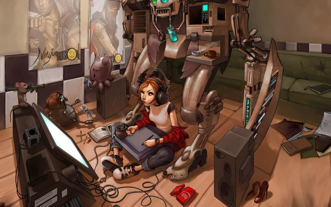Minecraft Gamer Girl Wallpaper