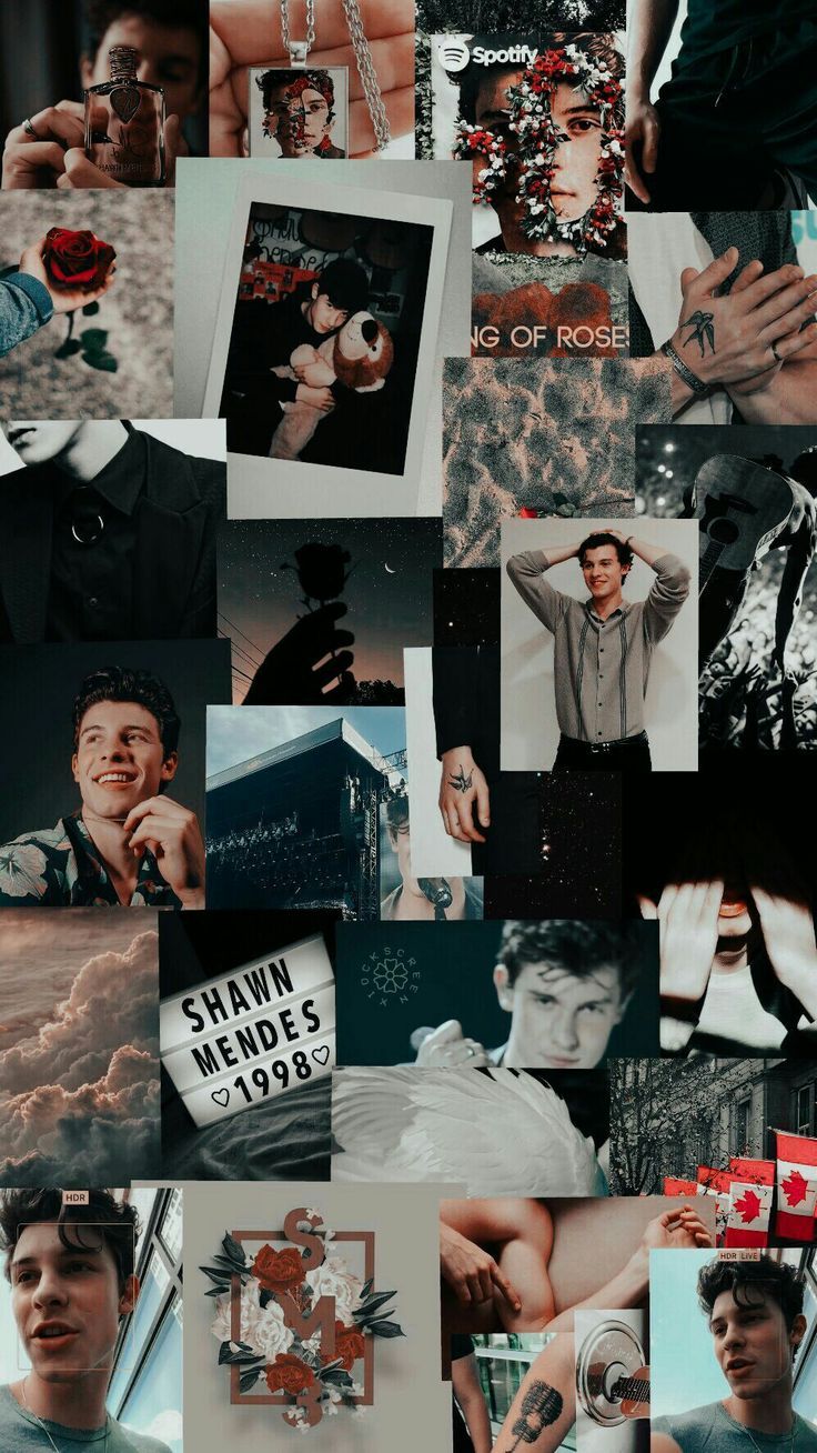 Shawn Mendes Collage Aesthetic Wallpapers - Wallpaper Cave