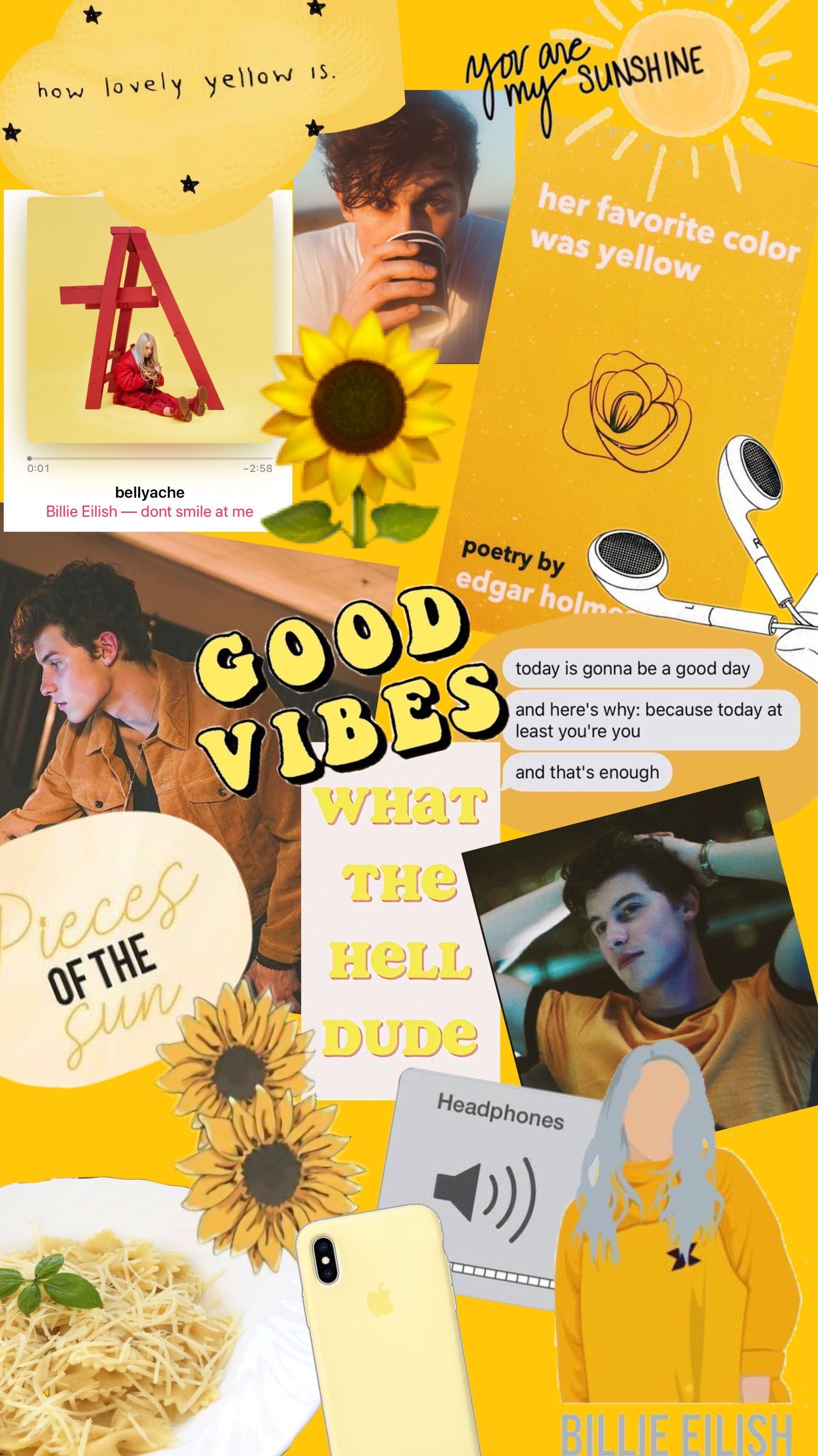 Shawn Mendes Yellow Aesthetic