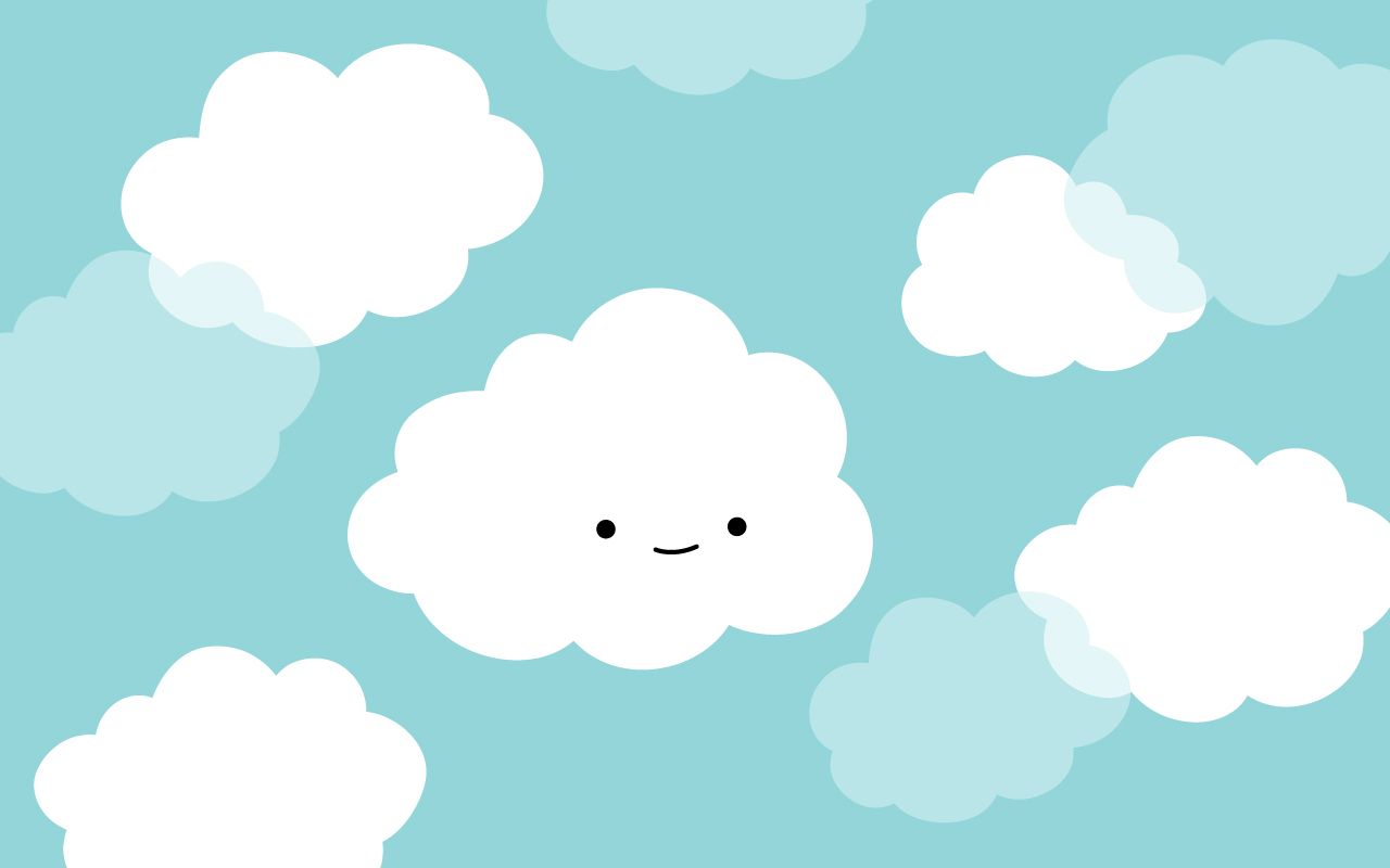 Download Simple Blue Aesthetic Cute Clouds Wallpaper  Wallpaperscom