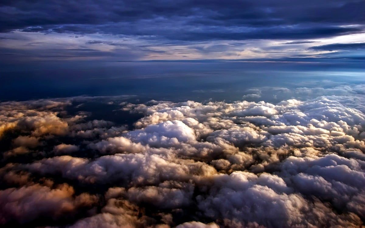 wallpaper Clouds, Stunning Photo, Blue. Download TOP Free background