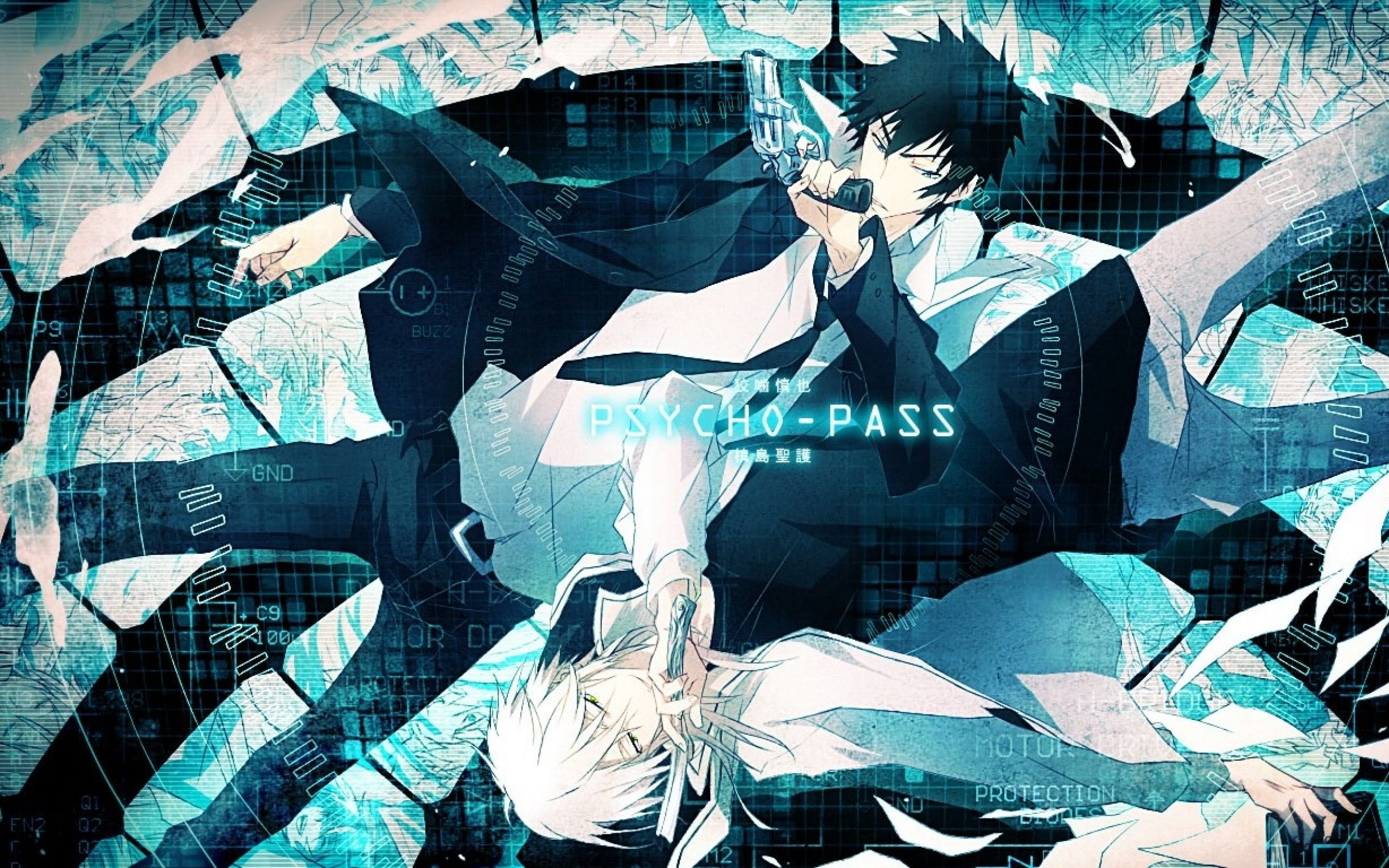 Shinya Kogami And Makishima Shogo Pass Anime Wallpaper Page. Psycho pass, Anime image, Anime wallpaper