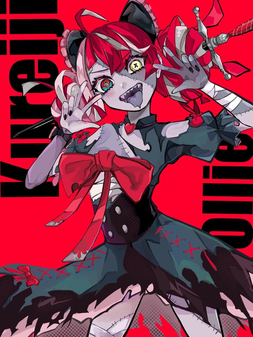 kureiji ollie (hololive and 1 more) drawn