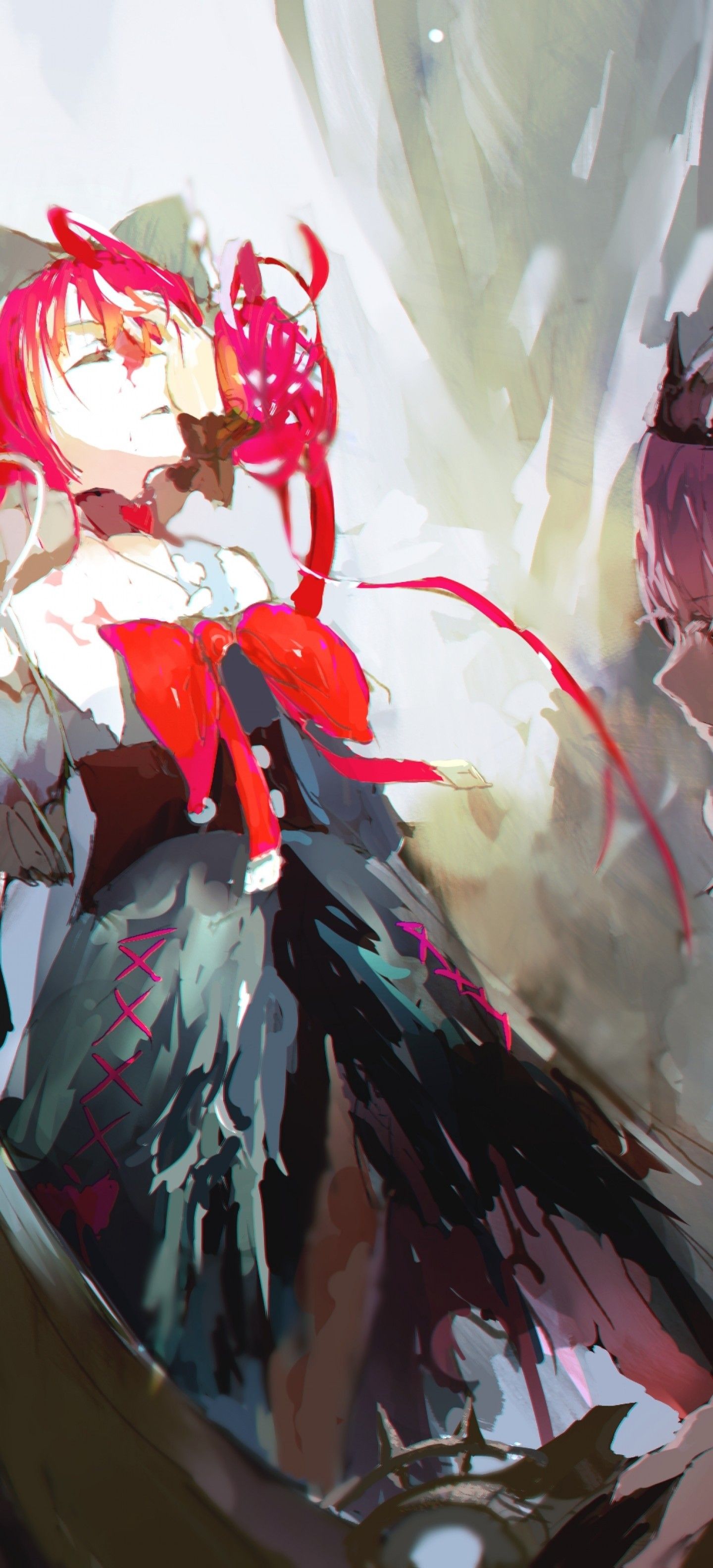 Download 1440x3168 Hololive, Uruha Rushia, Mori Calliope, Kureiji Ollie, Virtual Youtbers, Artwork Wallpaper for OnePlus 8 Pro, Oppo Find X2