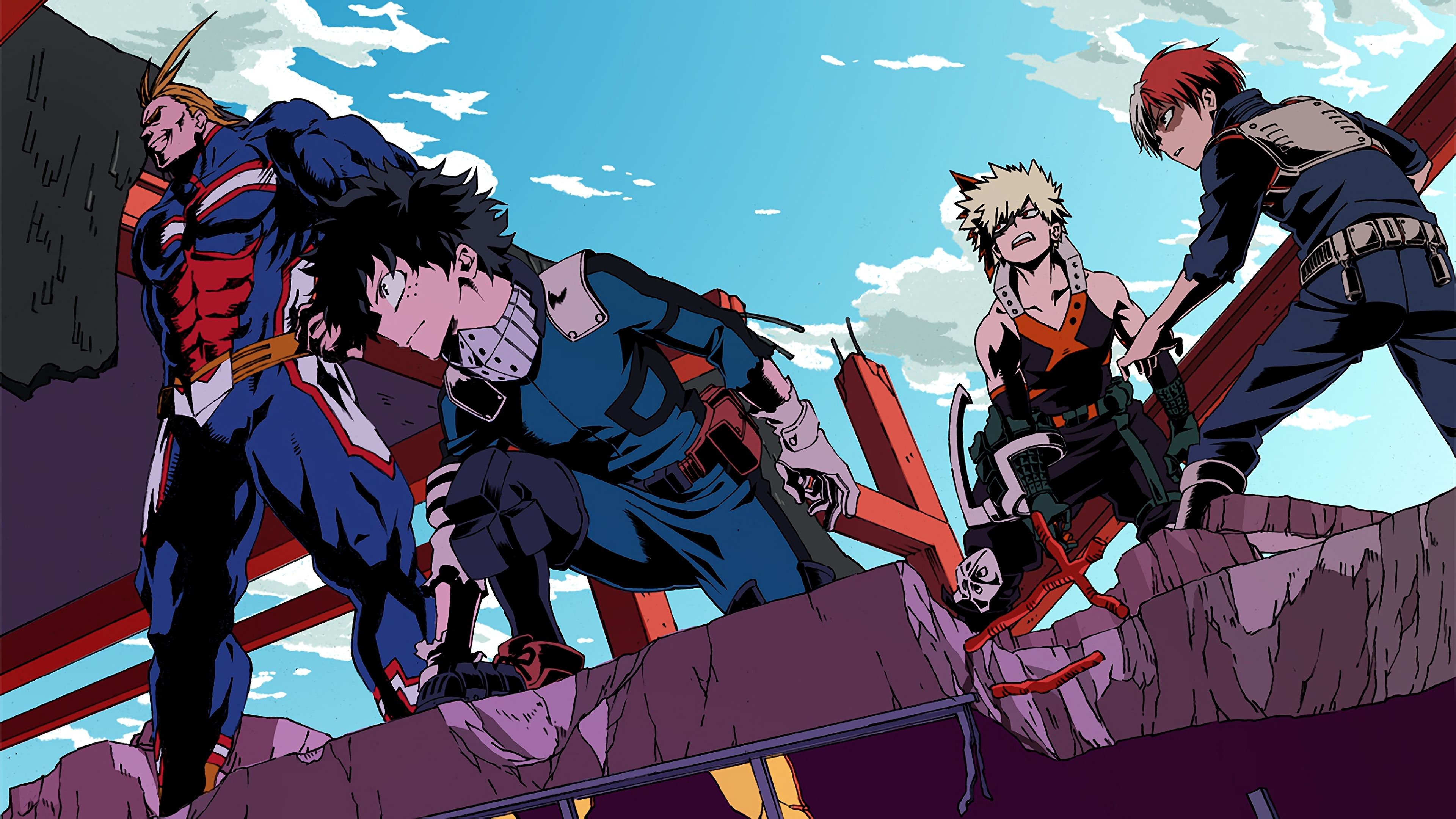 1920x1358 Izuku Midoriya, Katsuki Bakugou, Shoto Todoroki wallpaper. Mocah HD Wallpaper