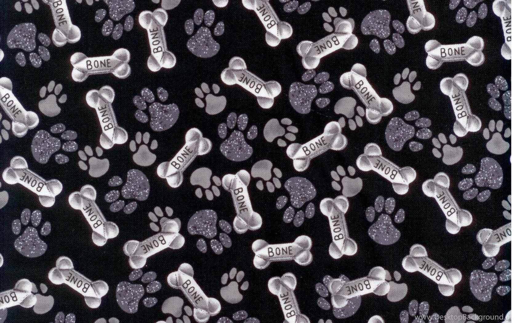 Dog Paw Wallpaper. Dog Bone Wallpaper Background. 1700x1472px. Desktop Background