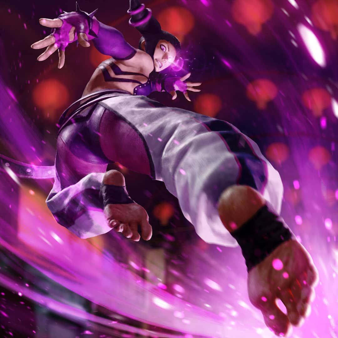 The Purple Spider comes to TEPPEN! Check out this early look at Juri in the Day of Nightmares ex. Street fighter art, Ryu street fighter, Street fighter wallpaper