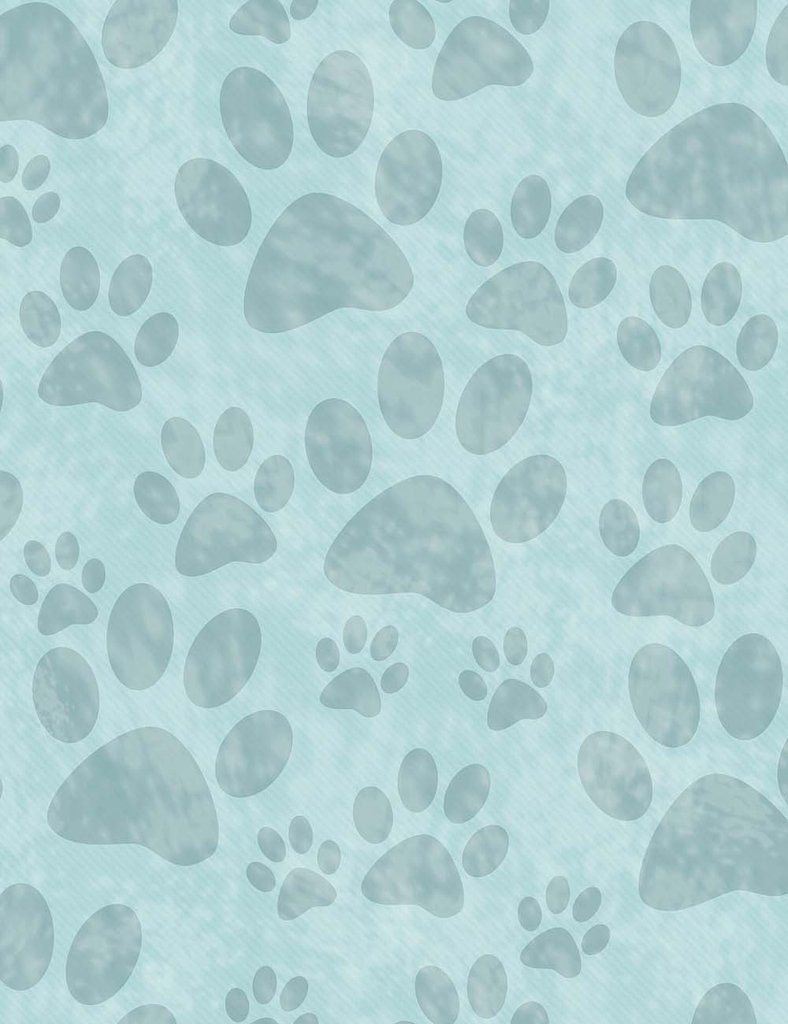 Printed Bule Dog Paws For Baby Photography Backdrop. Dog paw print, Paw wallpaper, Dog background