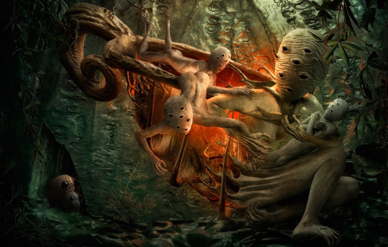 Wallpaper fantasy, being, art, Mother Love image for desktop, section рендеринг