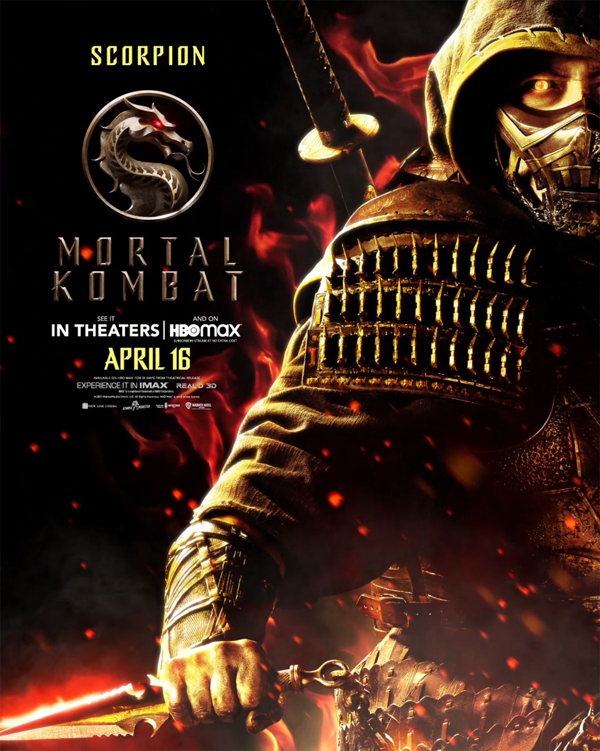 Mortal Kombat: HBO Max Movie Reveals Killer Character Posters