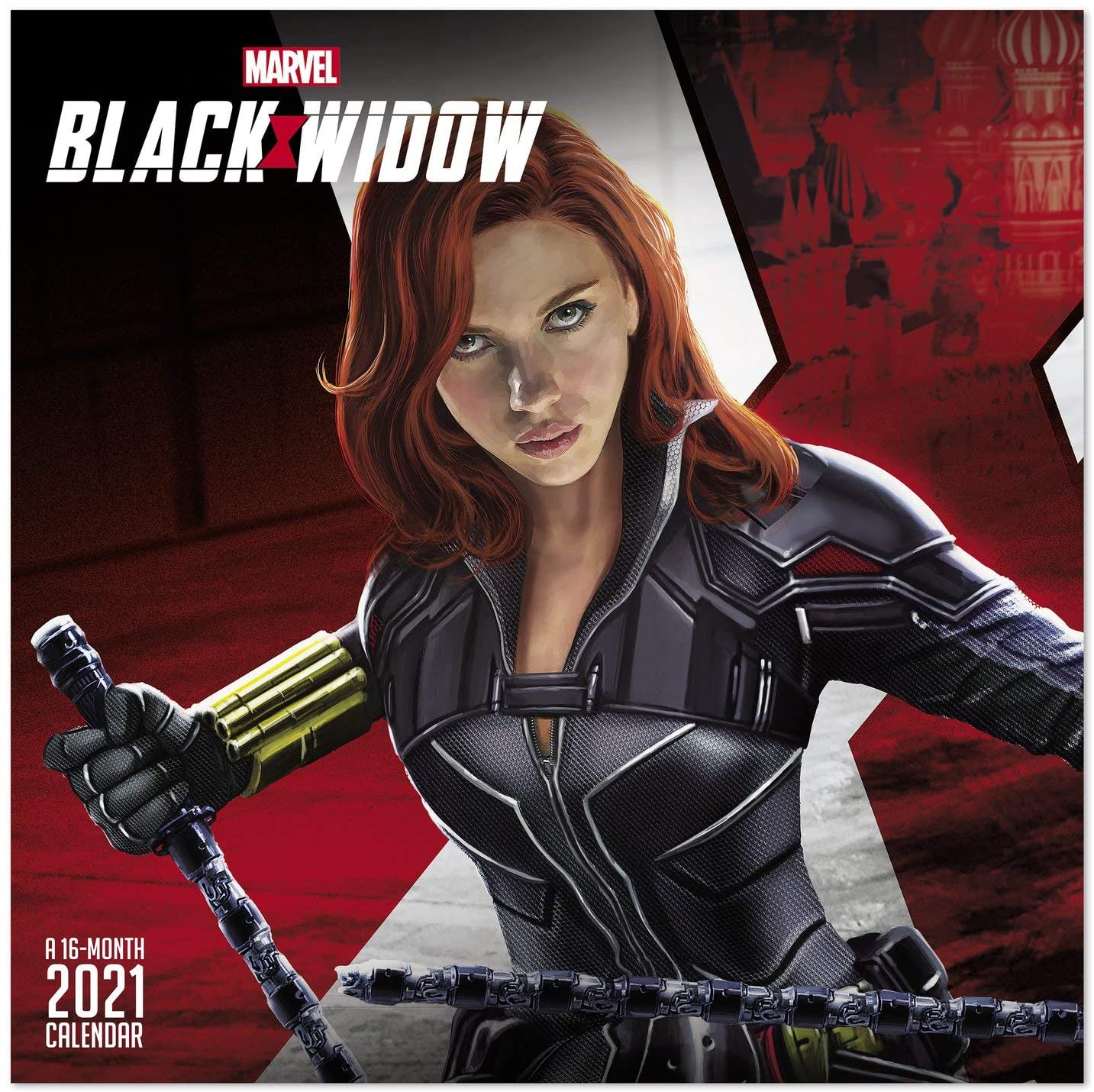 Amazon : Mead 2021 Black Widow Wall Calendar, 12 x 12, Monthly