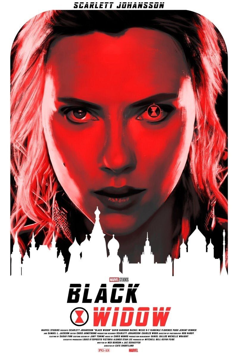 New International Poster For Marvel's BLACK WIDOW