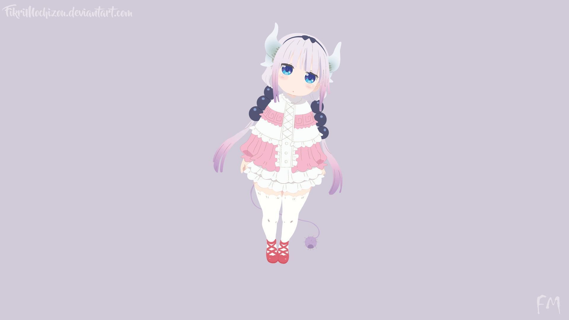 Anime Miss Kobayashi's Dragon Maid Kanna Kamui P #wallpaper #hdwallpaper #desktop. Miss kobayashi's dragon maid, Cute laptop wallpaper, Anime wallpaper