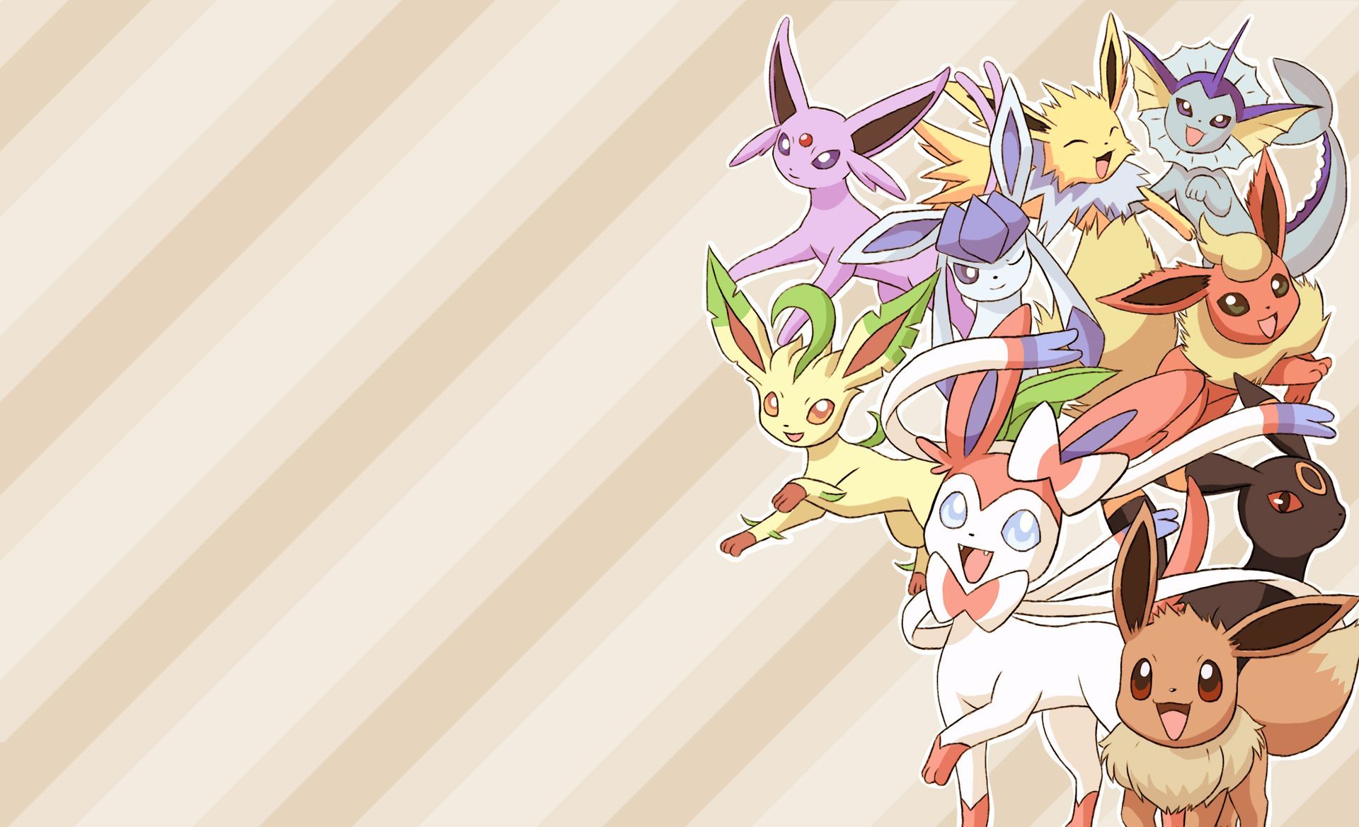 Eeveelutions Wallpaper Free Eeveelutions Background