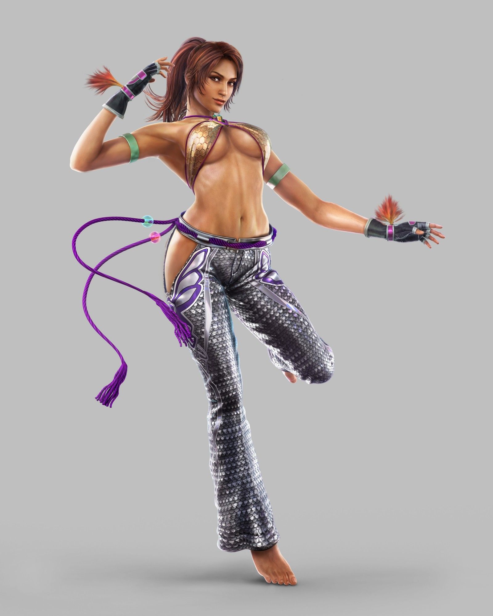 Wallpaper, digital art, video games, women, cleavage, boobs, Toy, Tekken, clothing, Christie Monteiro, costume, modern dance, concert dance 4000x5000