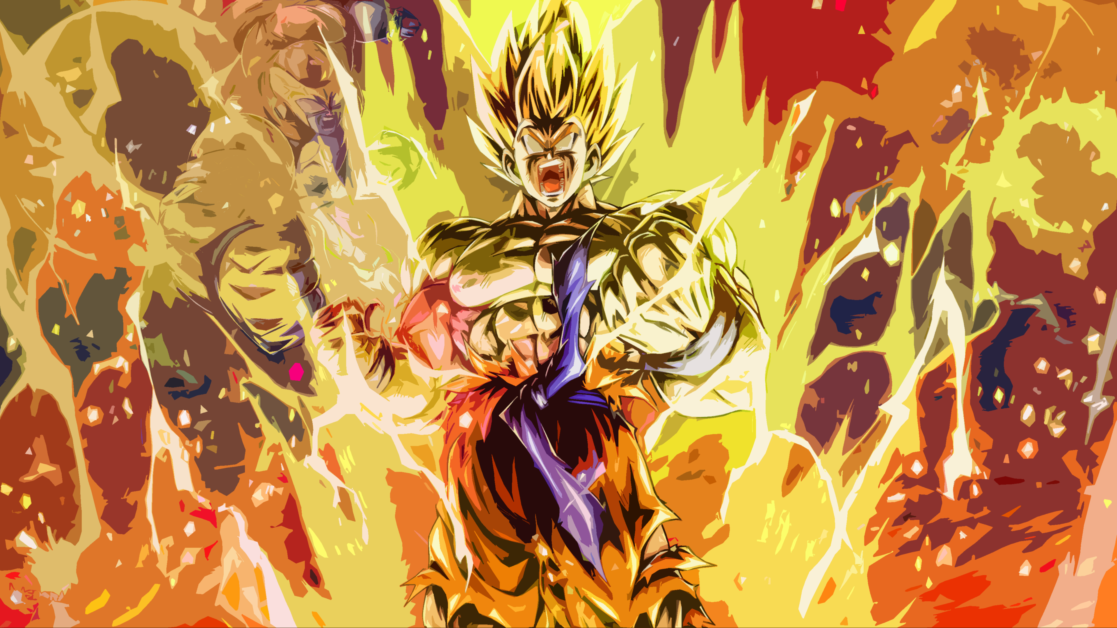 Goku Gets Angry in 4K. 3 Different Styles! 4K PC Wallpaper