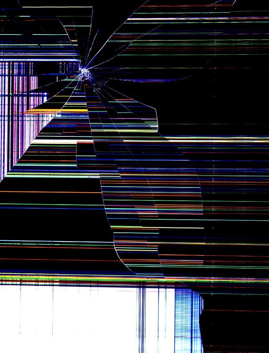 Glitch Broken Screen Wallpaper