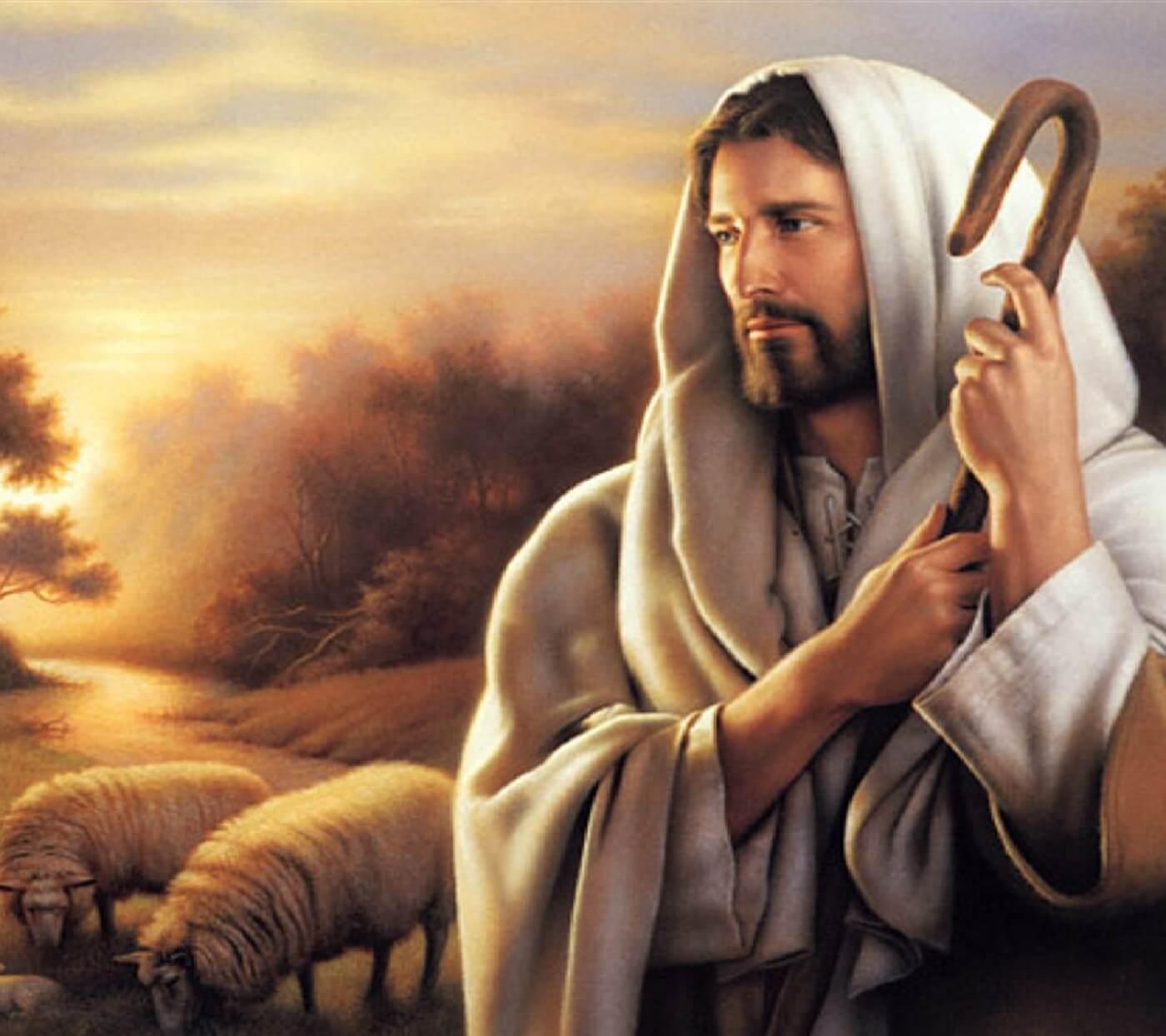 Jesus With Sheep Wallpapers - Wallpaper Cave