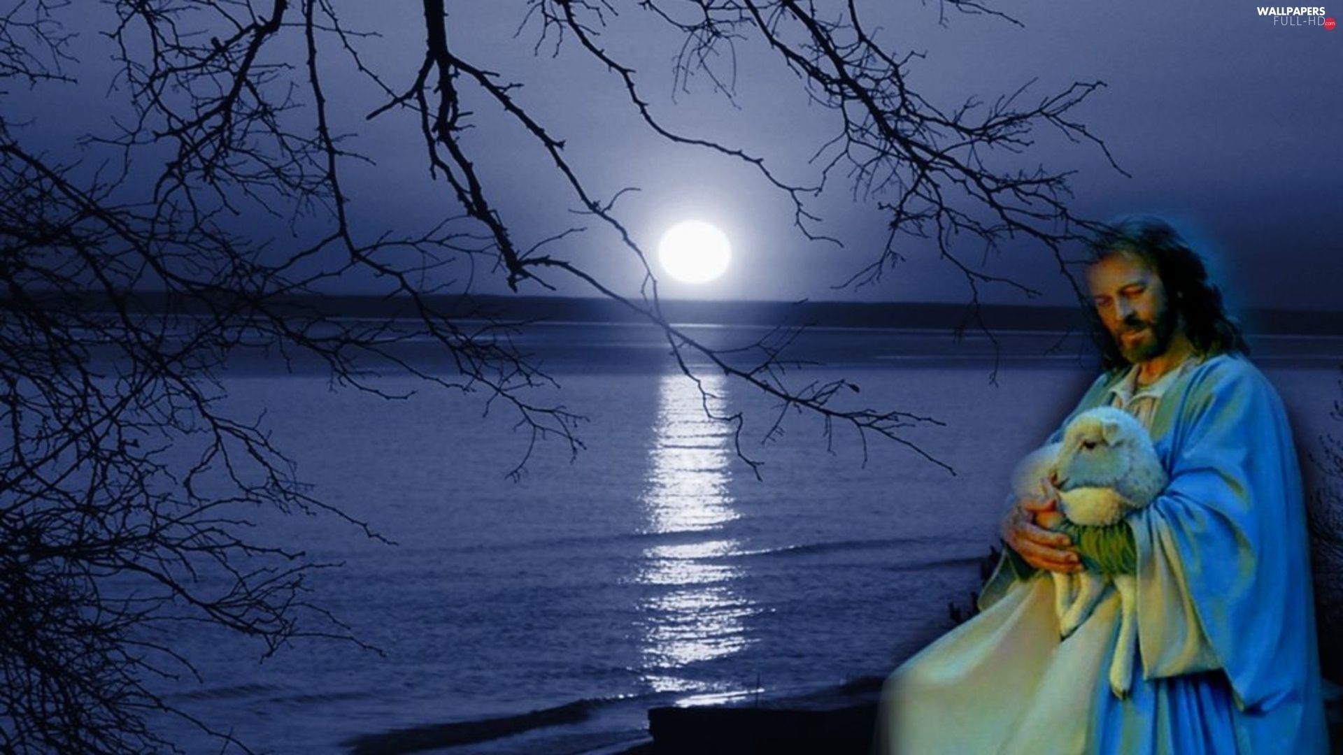 Jesus With Sheep Wallpapers - Wallpaper Cave