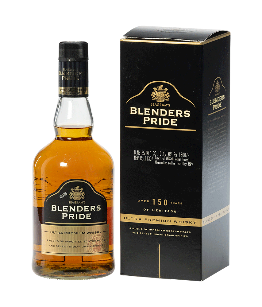 Seagram's Blenders Pride Ultra Premium Whisky Quality Award 2020 from Monde Selection. Whisky, Alcohol spirits, Blender