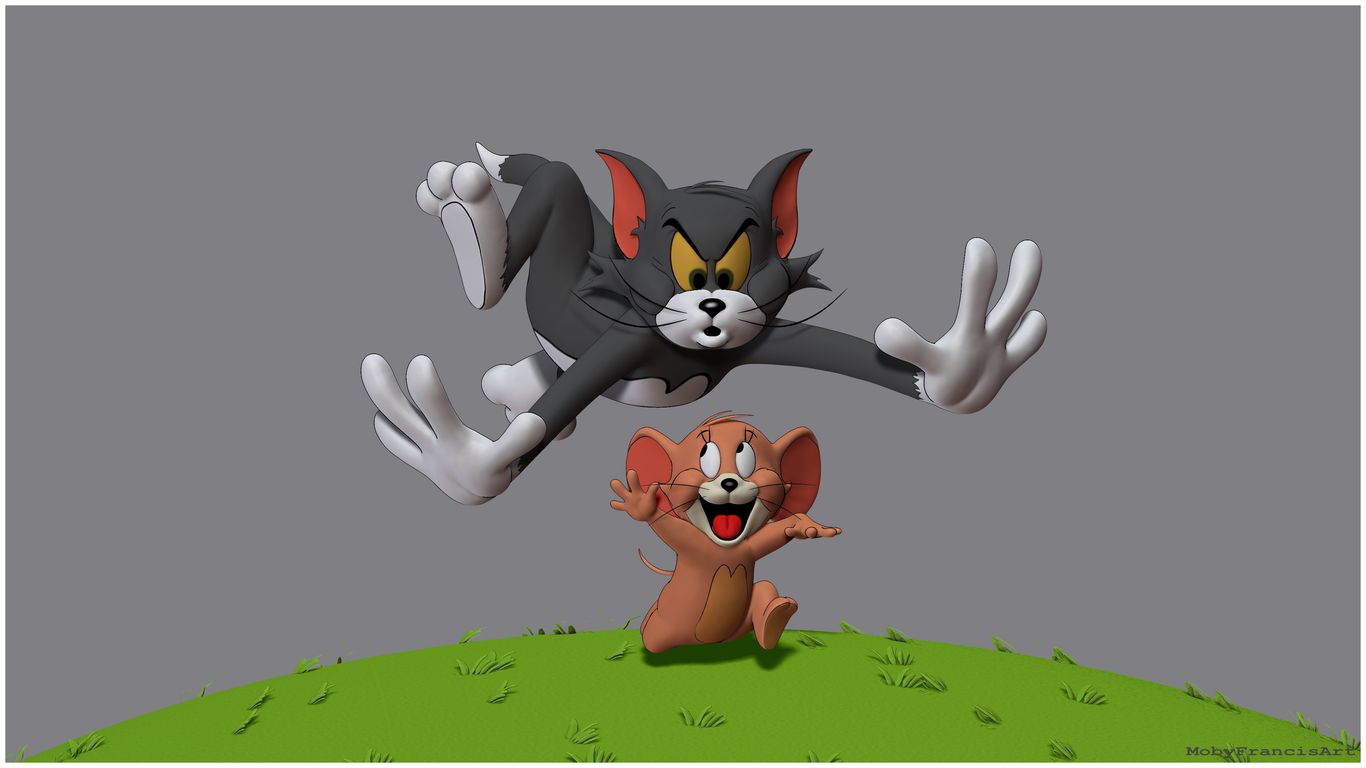 Tom and Jerry 3D Wallpaper Free Tom and Jerry 3D Background