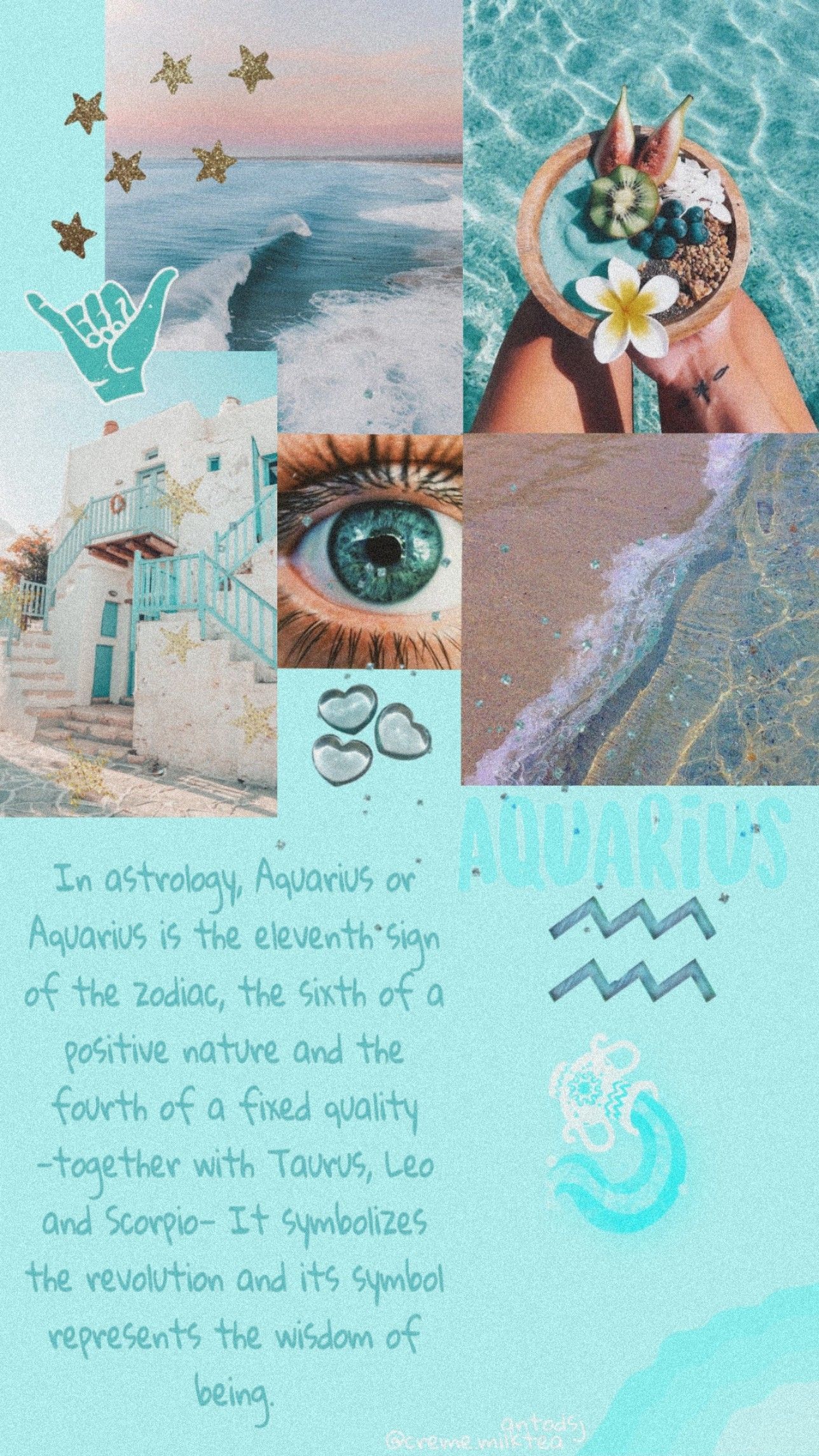 ♒ Aesthetic Aquarius Zodiac Sign Phone Wallpaper. Zodiac signs aquarius, Aquarius art, Aquarius aesthetic