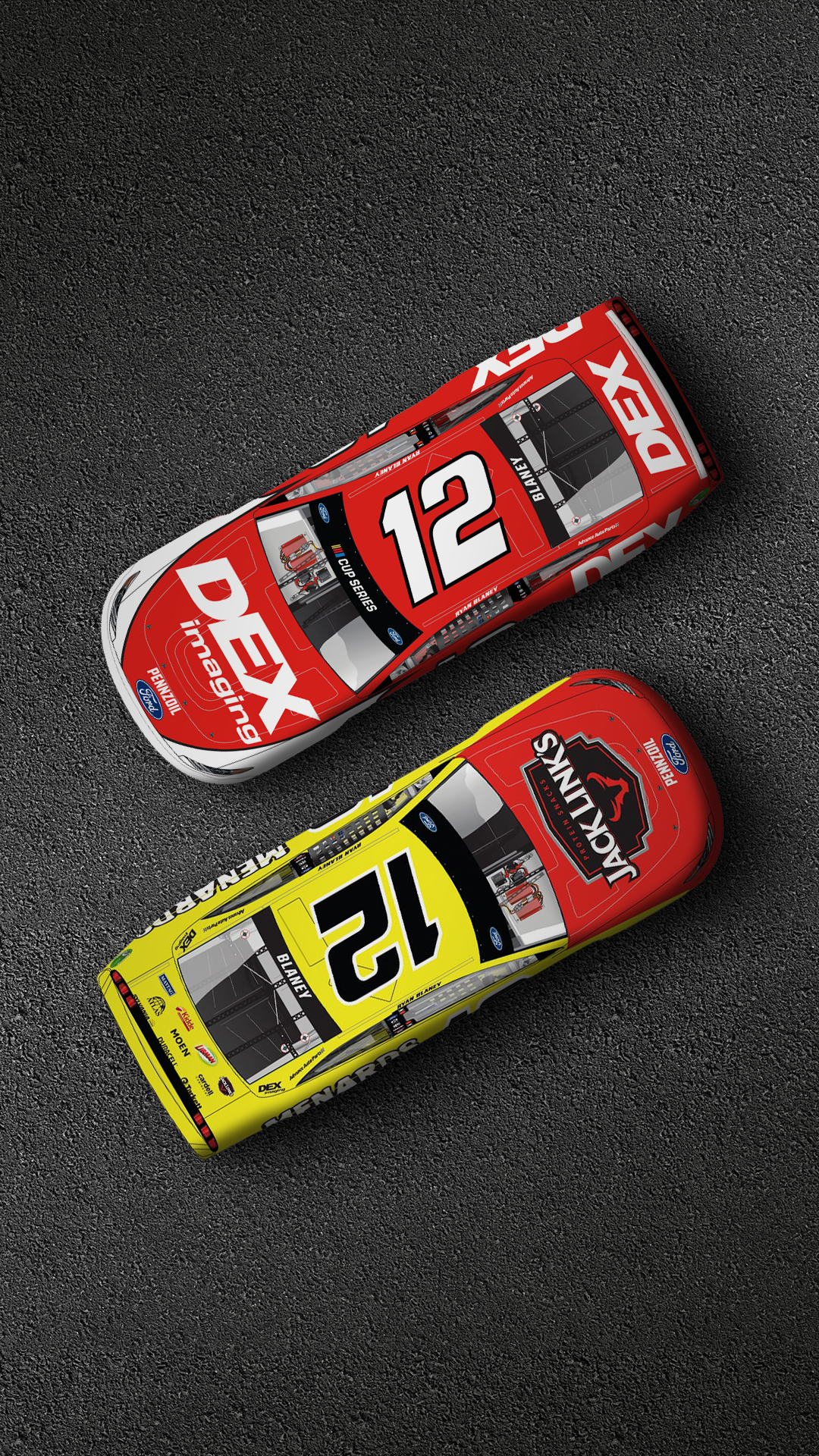Ryan Blaney fan made smartphone wallpaper