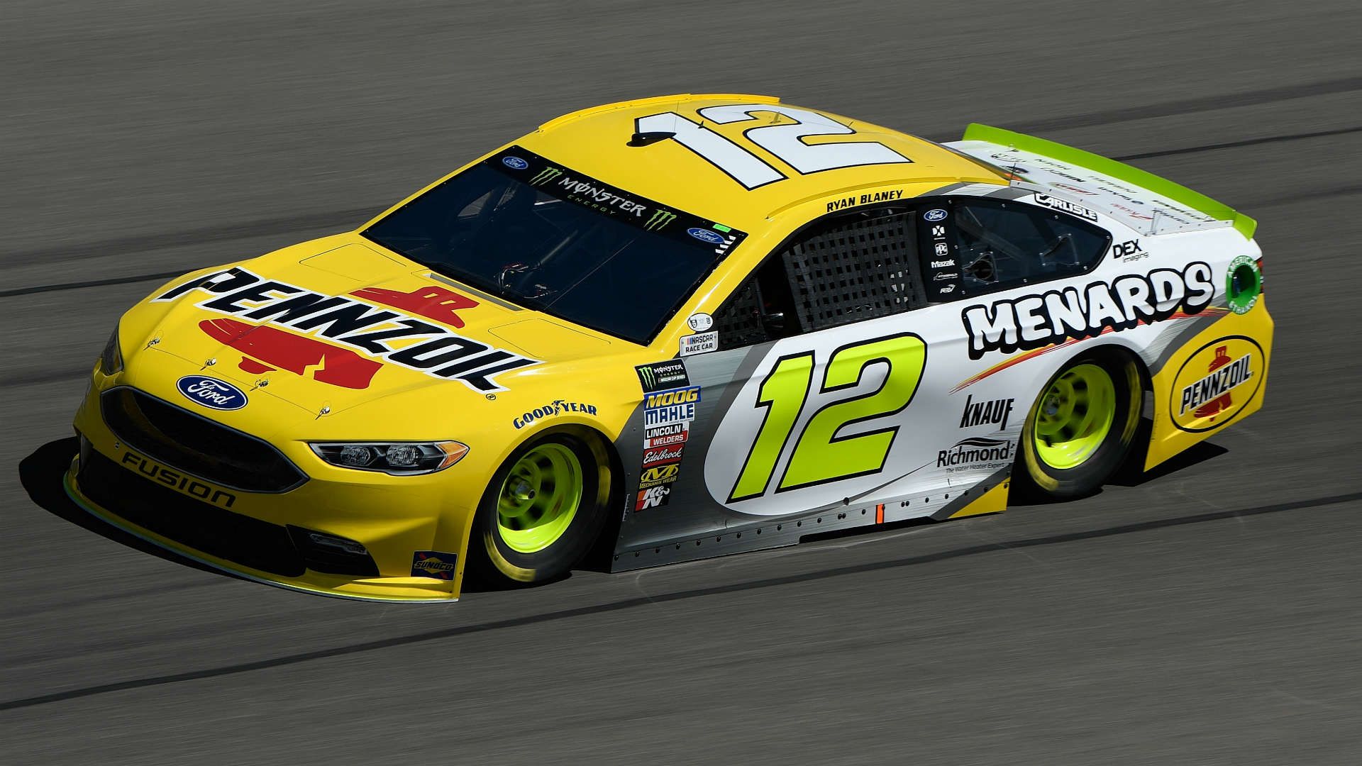 NASCAR starting lineup at Las Vegas: Ryan Blaney claims the pole