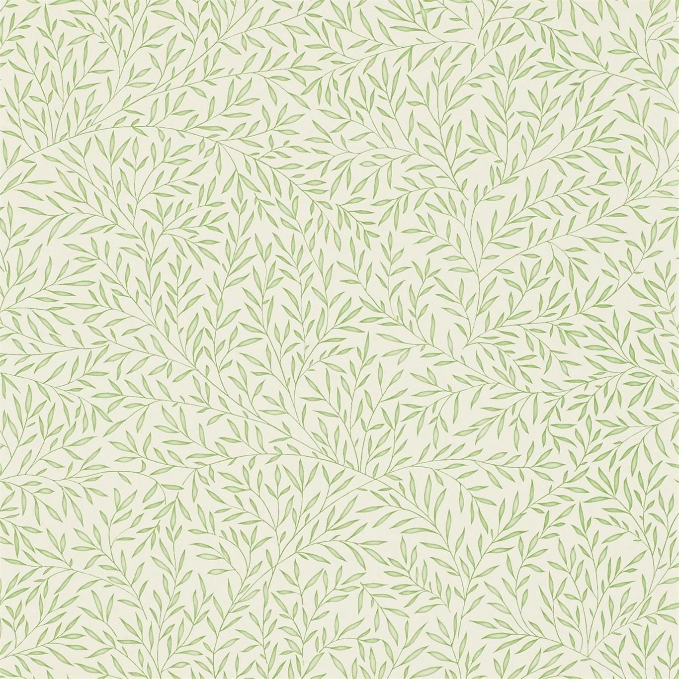 Morris and Co Lily Leaf DMOWLI103 (Thyme) wallpaper from Volume V collection, priced per roll. A simp. Morris wallpaper, Leaf wallpaper, William morris wallpaper