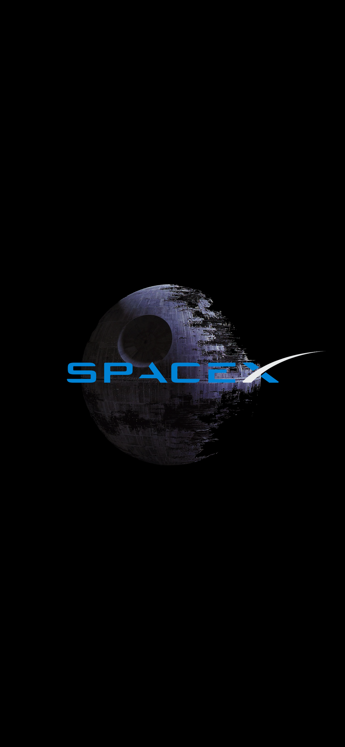 SPACEX DEATH STAR WALLPAPER AMOLED