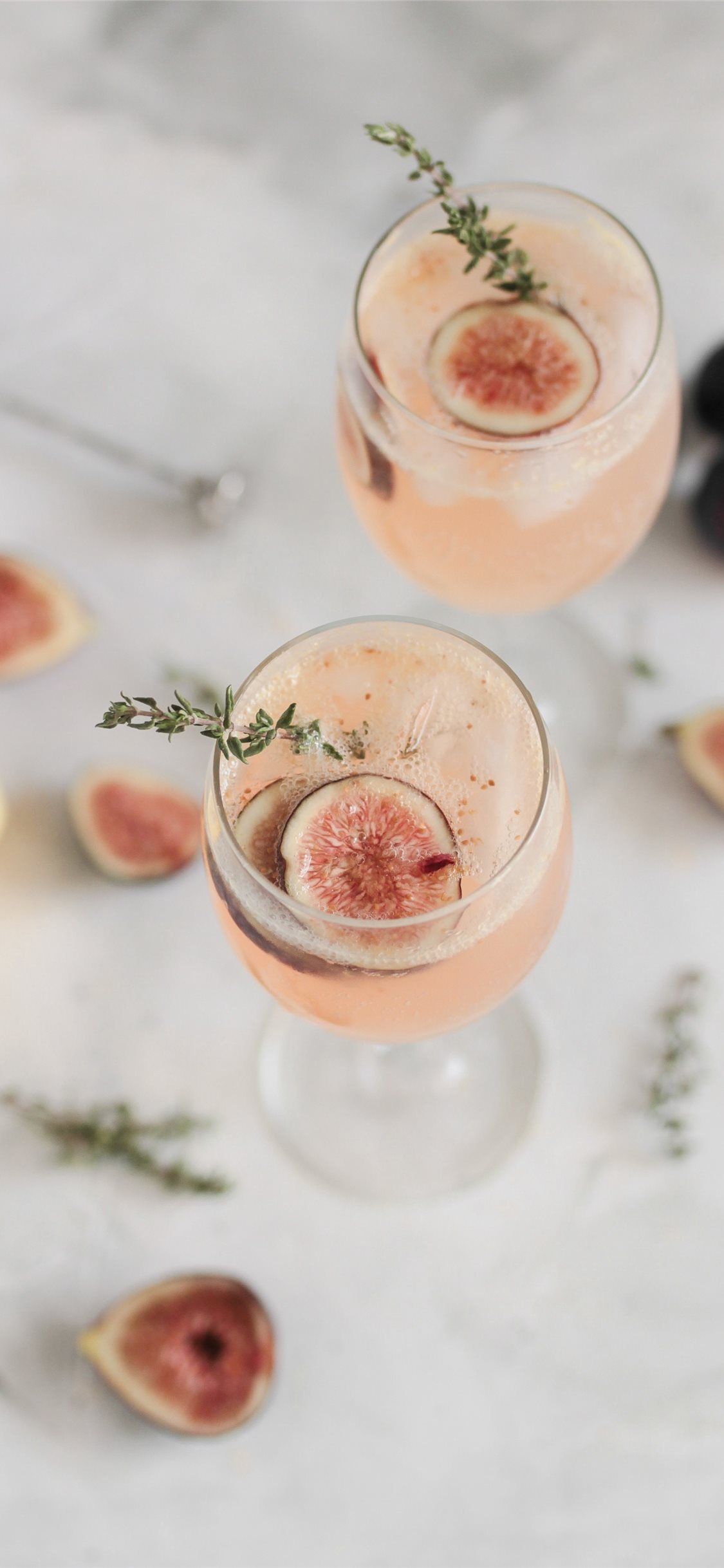 Fig and thyme spritz iPhone X Wallpaper Free Download