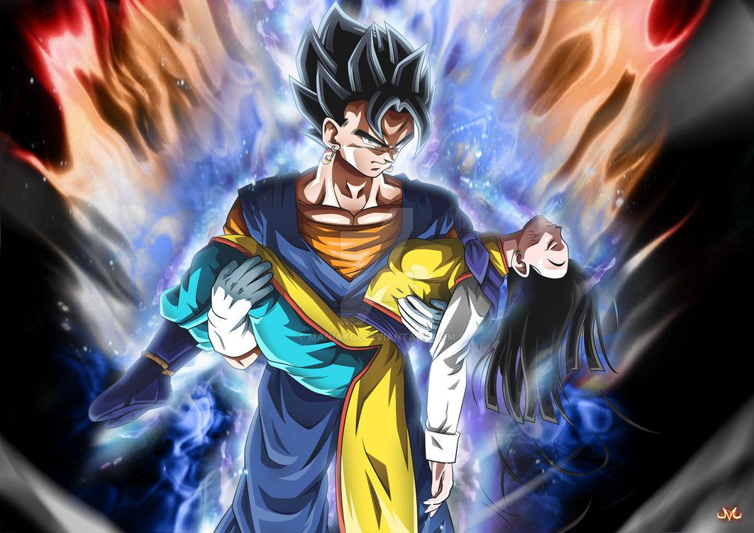Free download [Fanart] Ultra Instinct Vegito Rescuing Chichi by Maniaxoi [1063x752] for your Desktop, Mobile & Tablet. Explore Goku Master Ultra Instinct Wallpaper. Killer Instinct Wallpaper, Master Sword Wallpaper, Goku Wallpaper