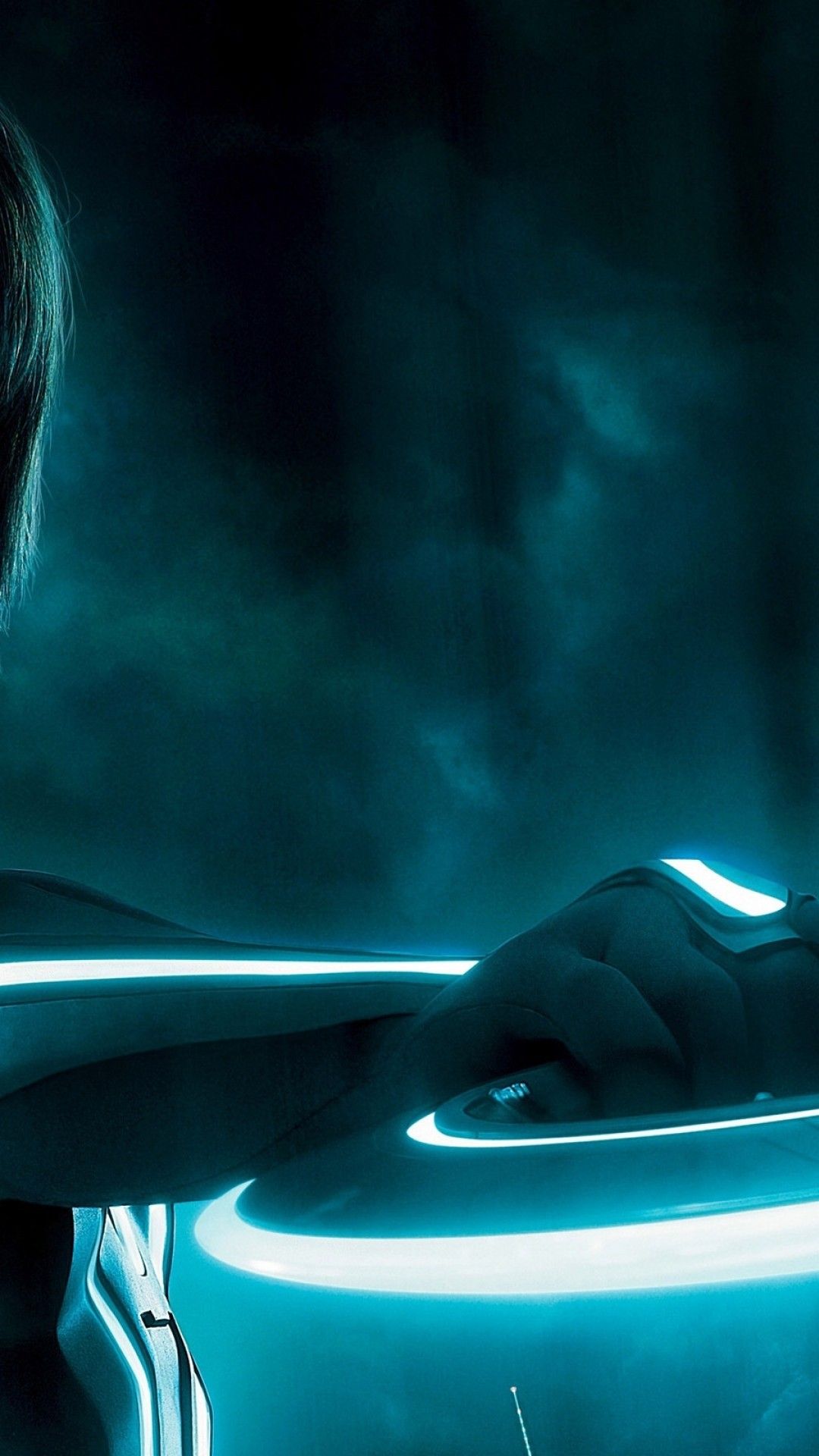 Download 1080x1920 Tron Legacy, Quorra, Olivia Wilde, Bodysuit, Short Hair Wallpaper for iPhone iPhone 7 Plus, iPhone 6+, Sony Xperia Z, HTC One